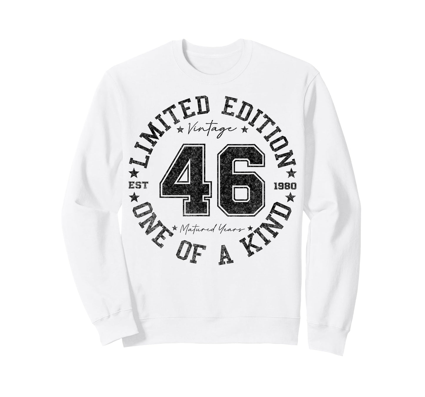 46 Year Old Gifts Vintage 1980 Limited Edition 46th Birthday T-Shirt