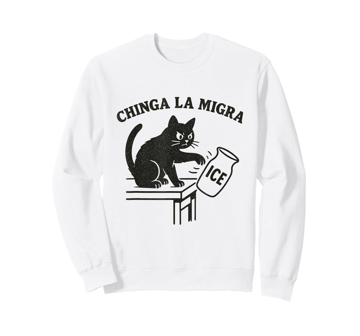 Chinga La Migra Funny Cat T-Shirt