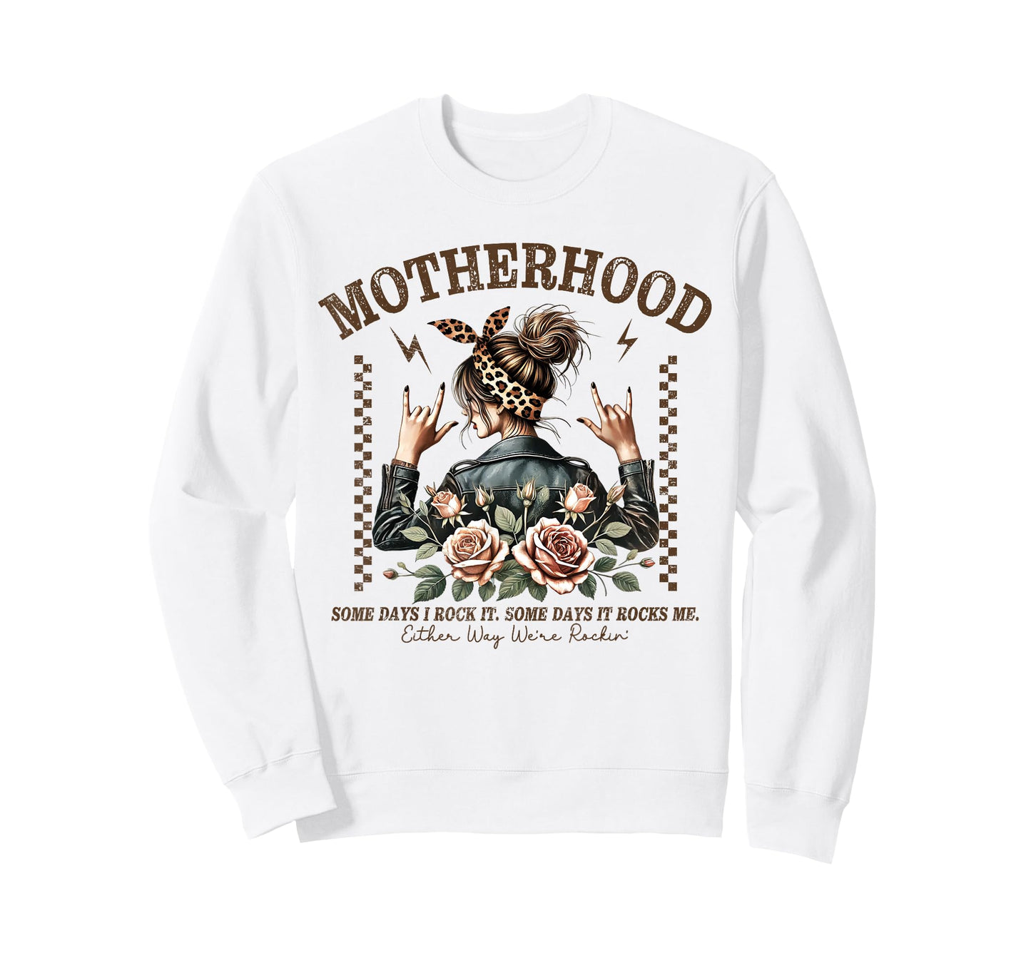 Rocking Motherhood Mom Mother's Day Cool Graphic T-Shirt
