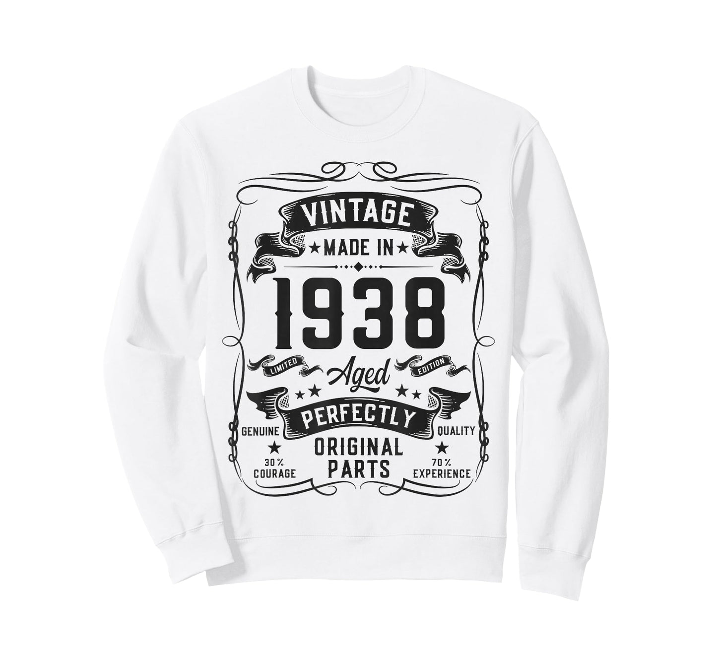 Vintage 1938 88yr 88th Birthday Gifts for Men 88 Years Old T-Shirt