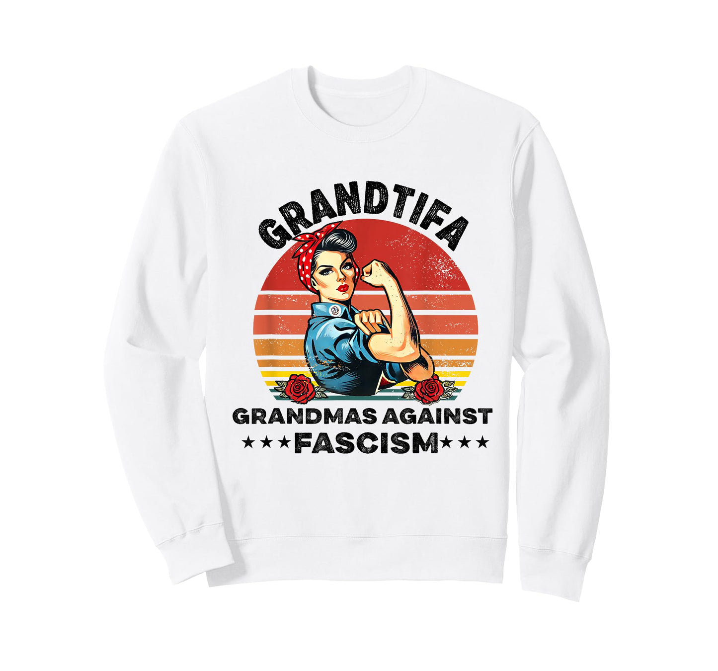 Grantifa Grandmas Against Fascism Protest Medusa Feminist T-Shirt