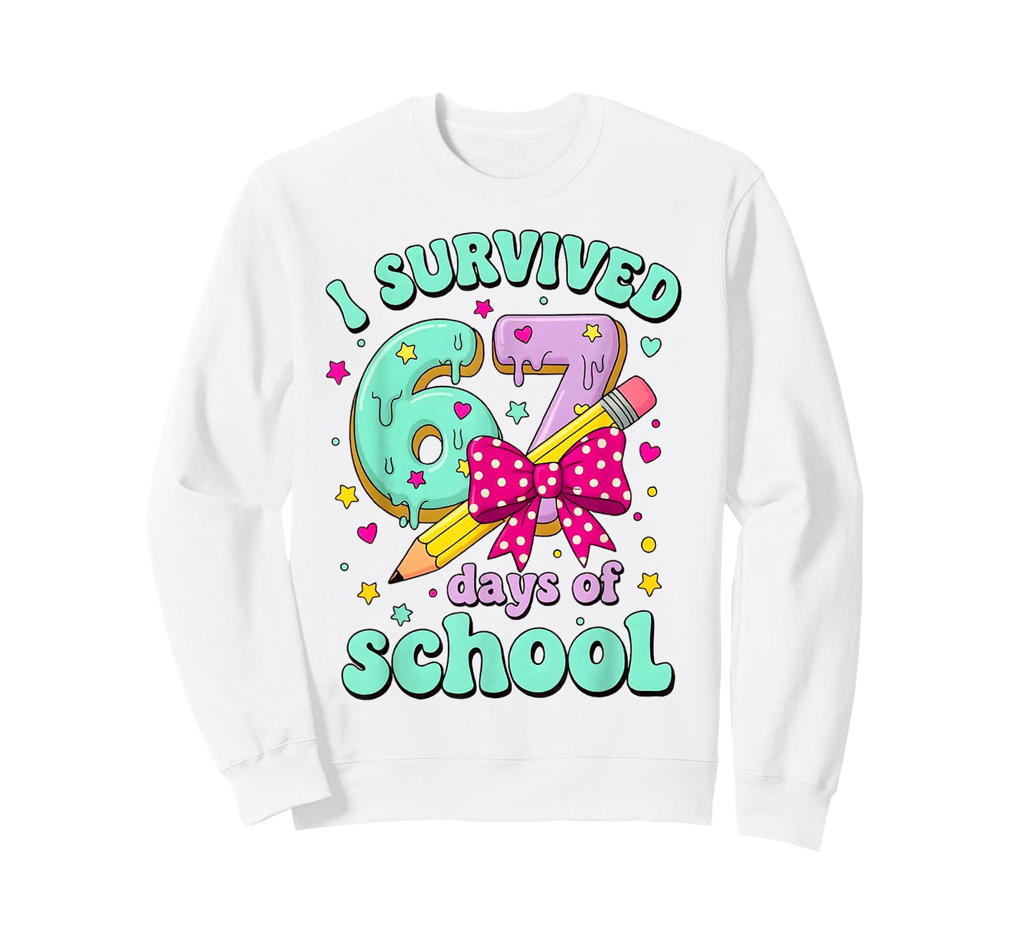 I Survived 67 Day of School for Teachers and Students T-Shirt