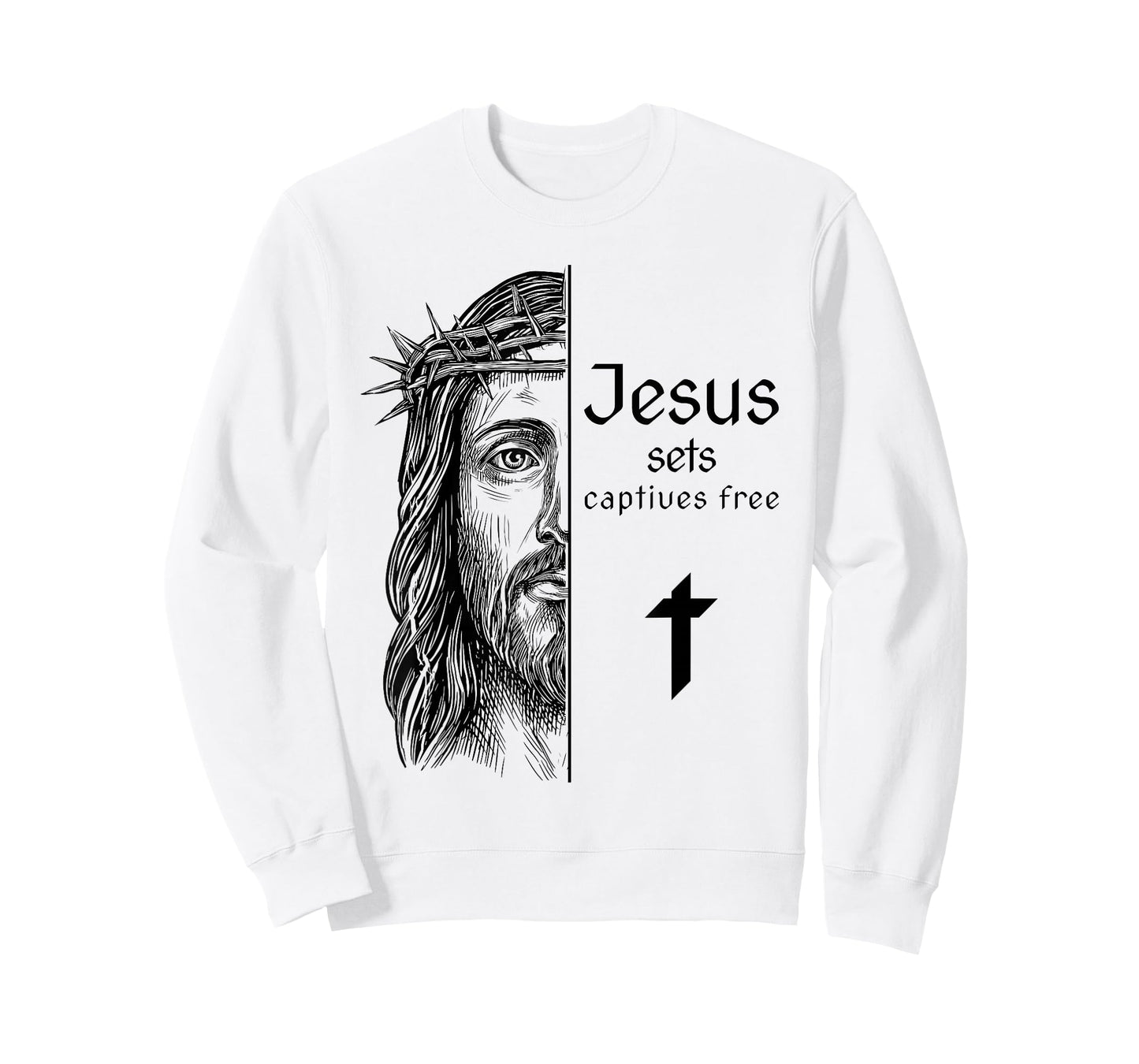 Jesus Sets Captives Free Redemption Hope Christian T-Shirt