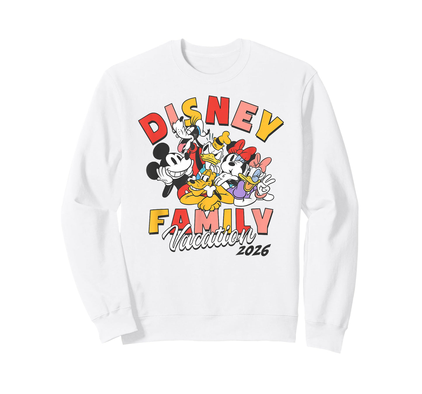 Disney Mickey and Friends Family Matching Vacation 2026 T-Shirt