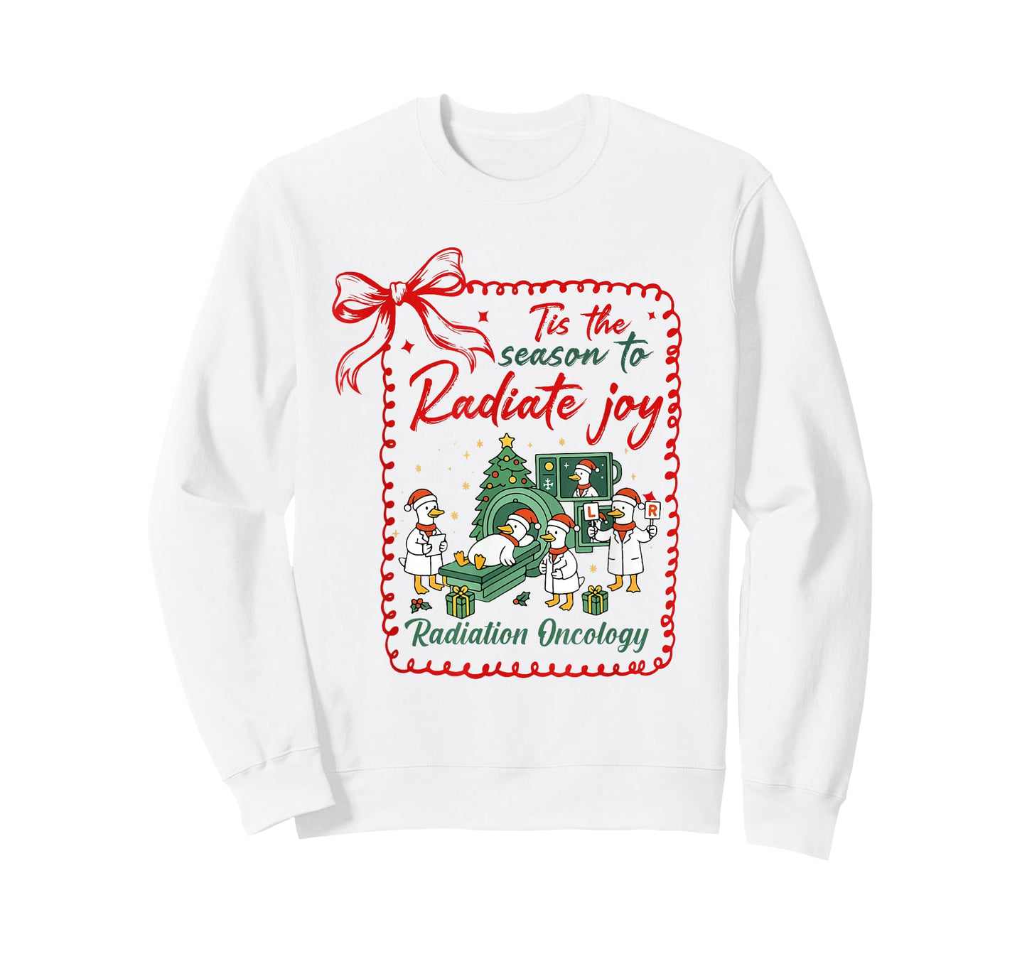 Tis The Season to Radiate Joy Radiation Oncology Christmas T-Shirt