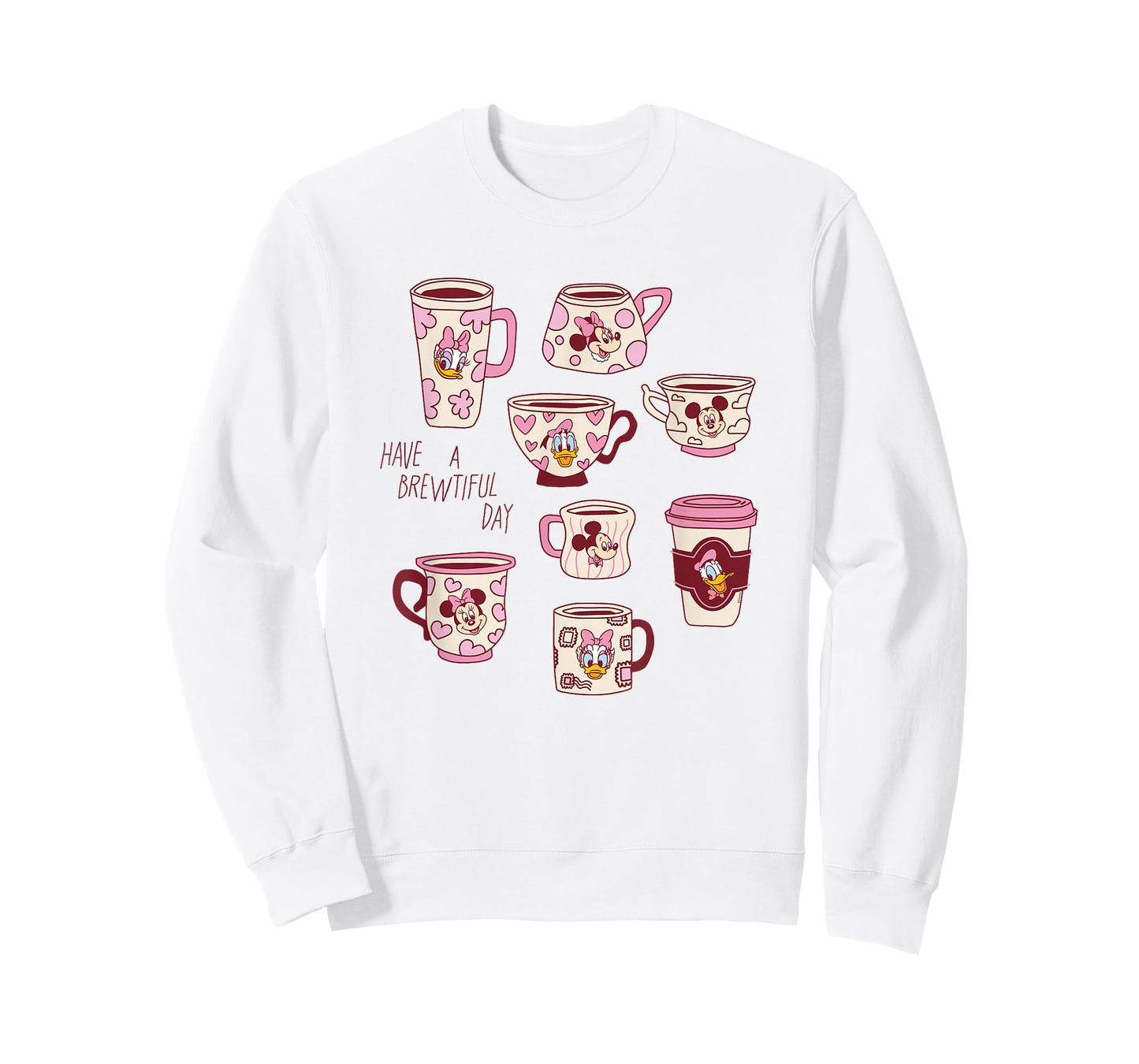 Disney Mickey & Pals Valentine's Coffee Have a Brewtiful Day T-Shirt