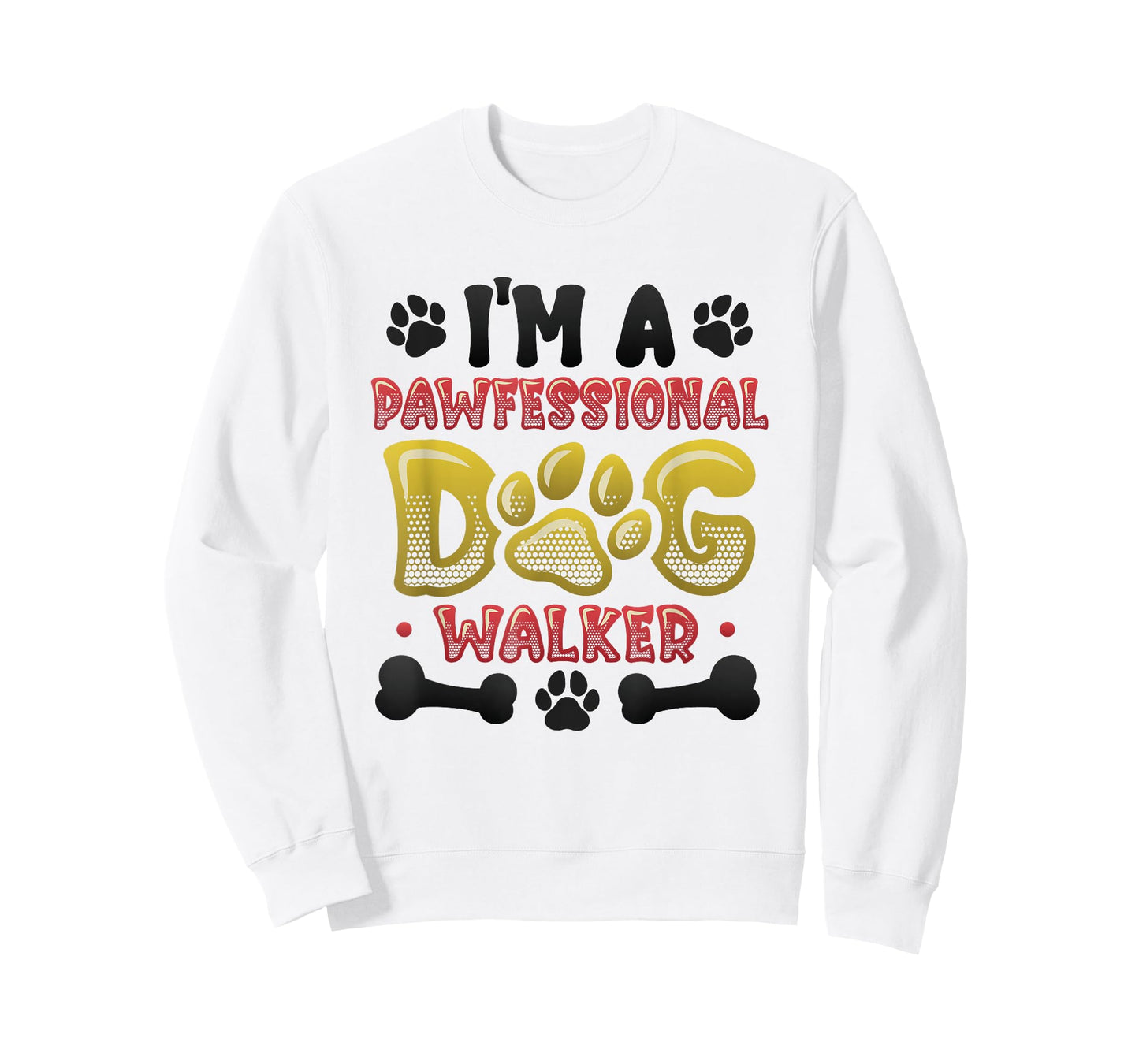 Dog Walking - I´m A Pawfessional Dog Walker T-Shirt