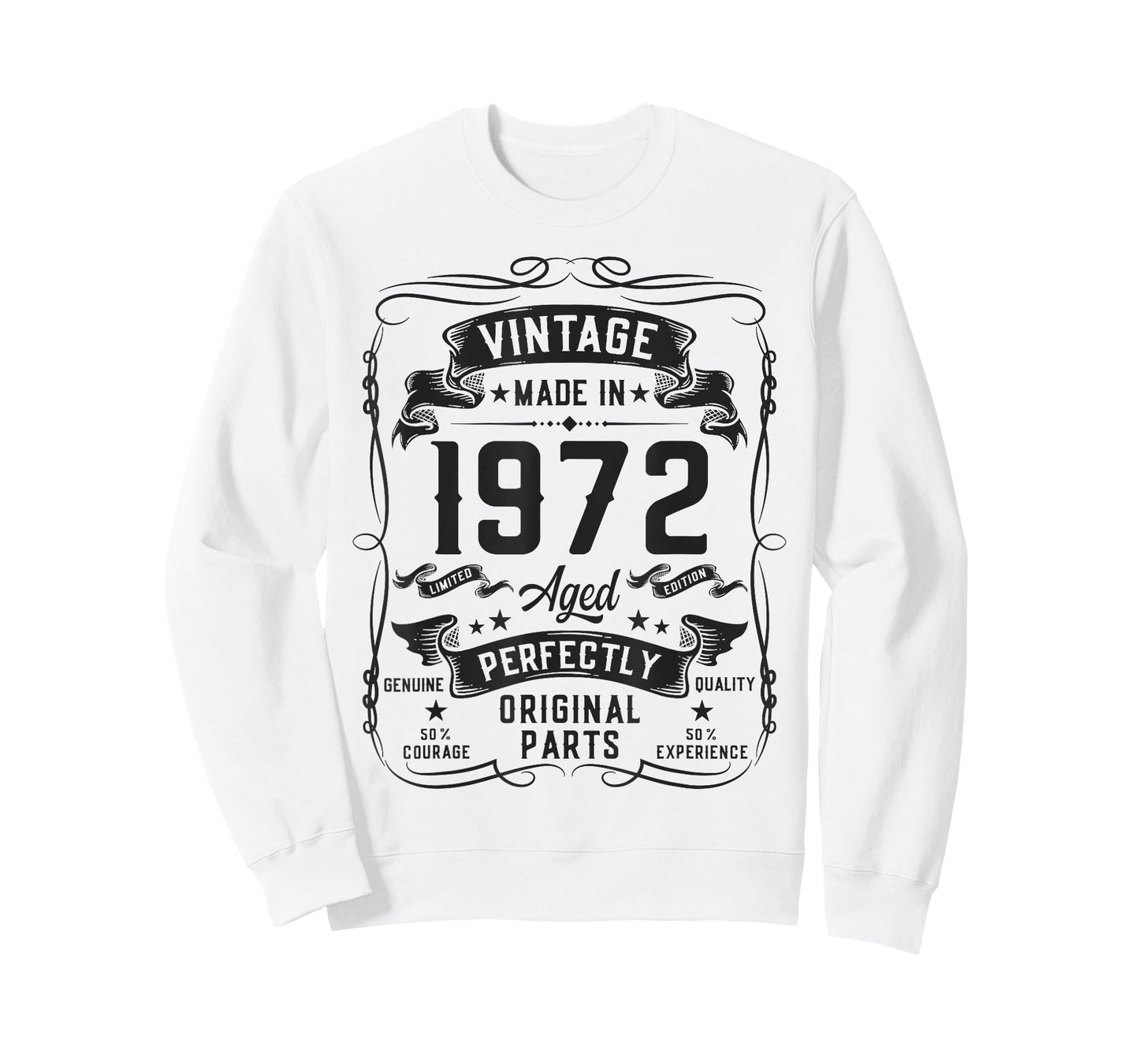 Vintage 1972 54yr 54th Birthday Gifts for Men 54 Years Old T-Shirt