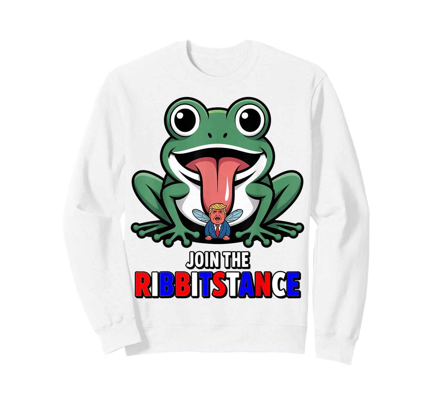 Resistance Frog Funny No Kings Protest Resist Ribbitstance T-Shirt