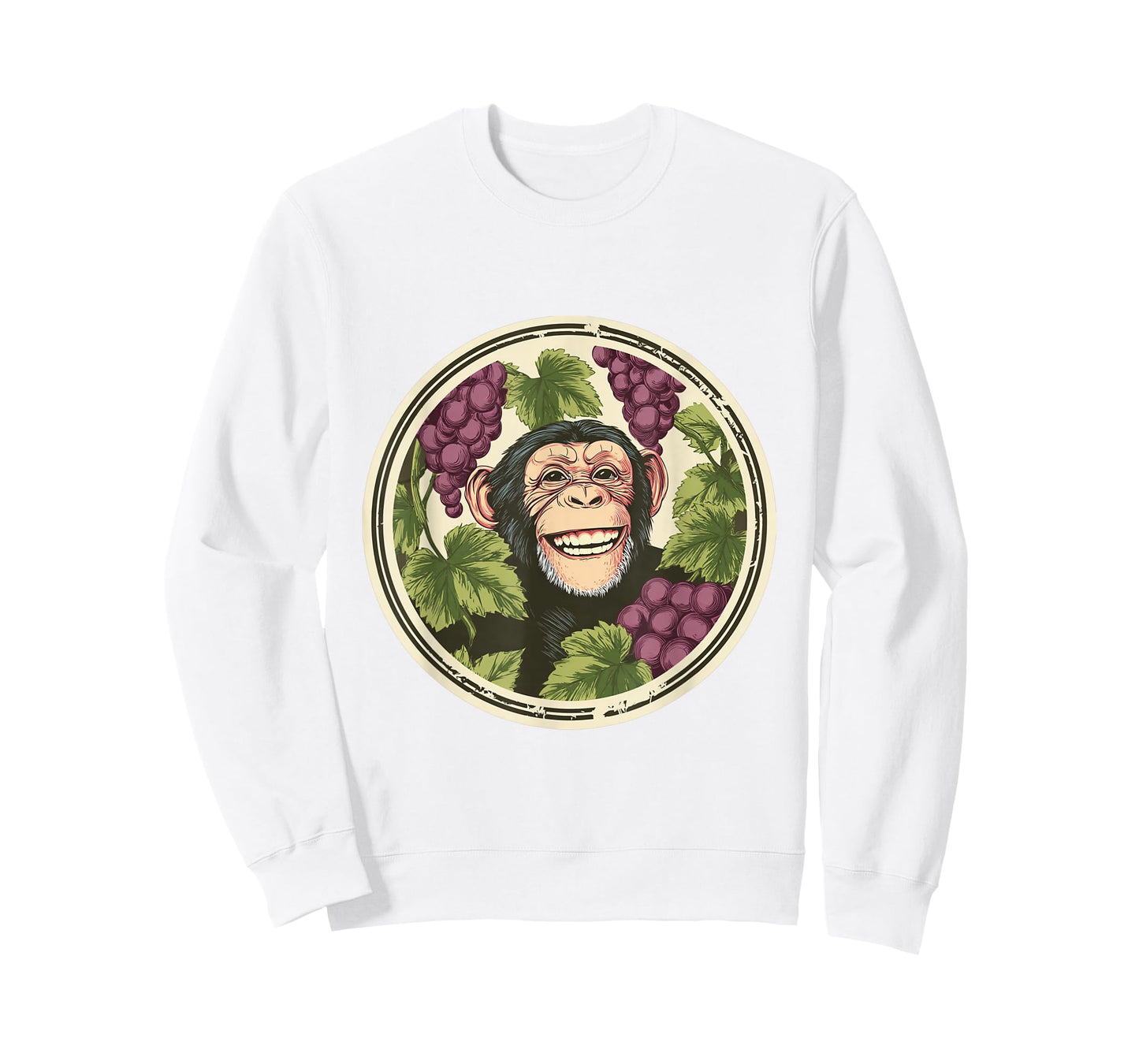 Cute Ape Grapes Farmer Ape Lover T-Shirt