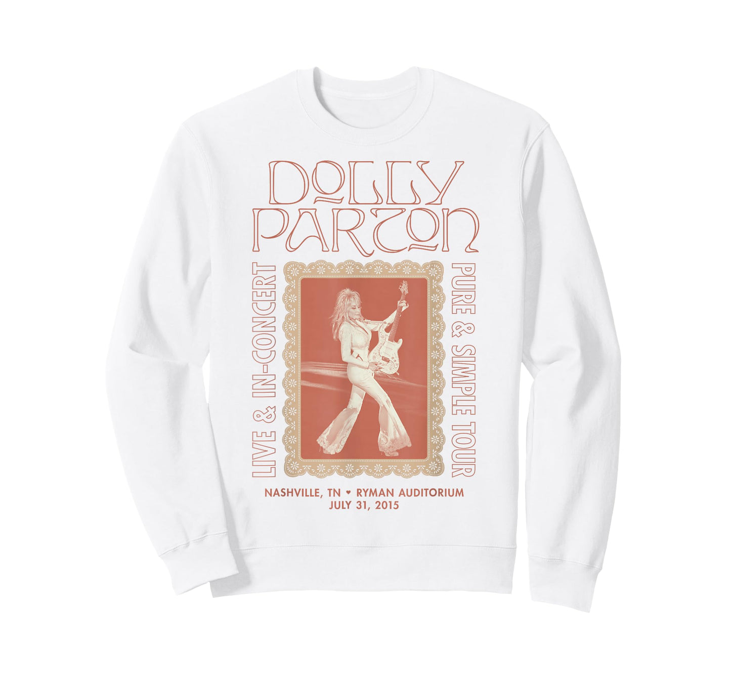 Dolly Parton Live & in-Concert Pure & Simple Tour Nashville T-Shirt
