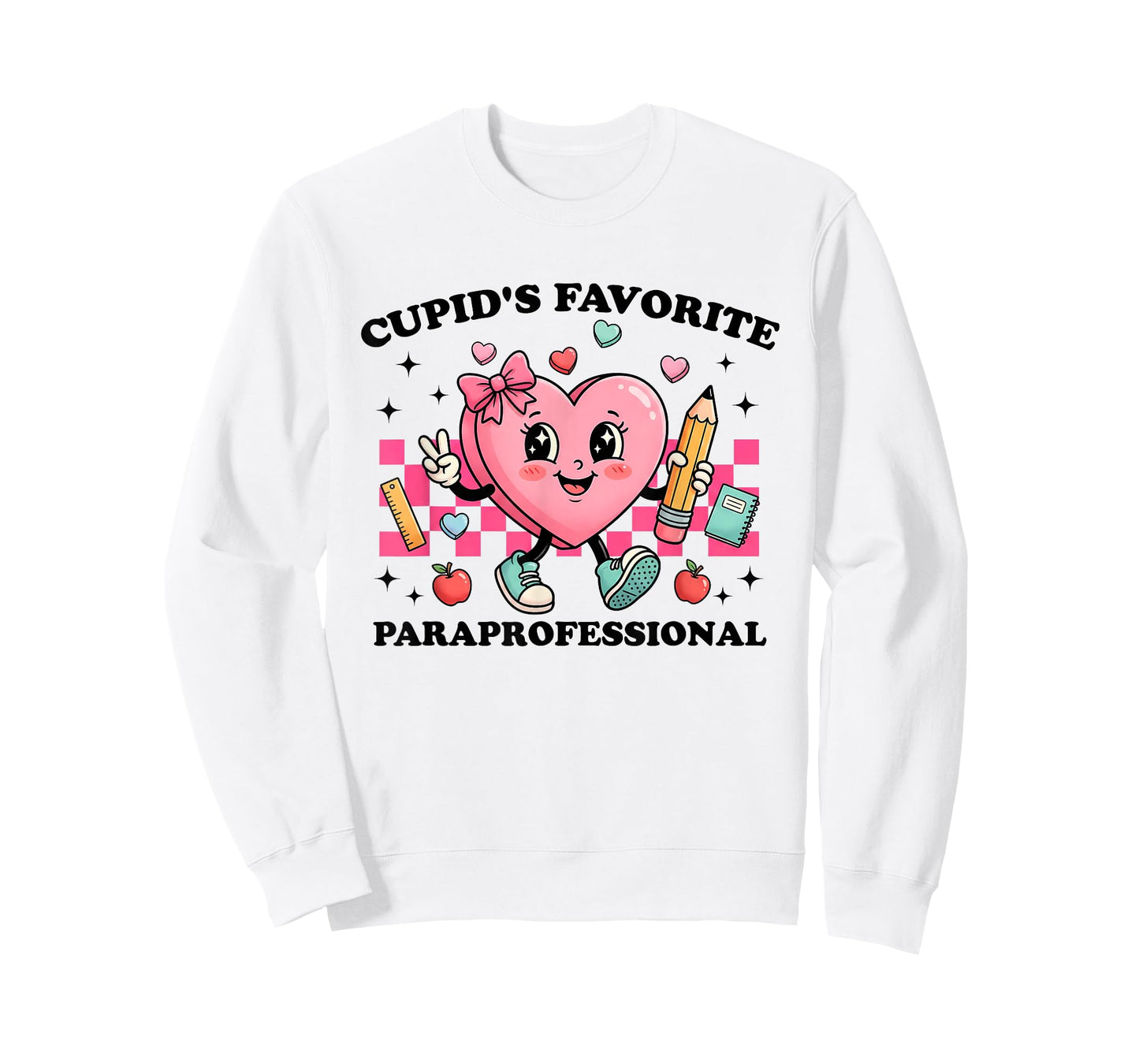 Cupid’s Favorite Paraprofessional Valentines Funny Cupid T-Shirt