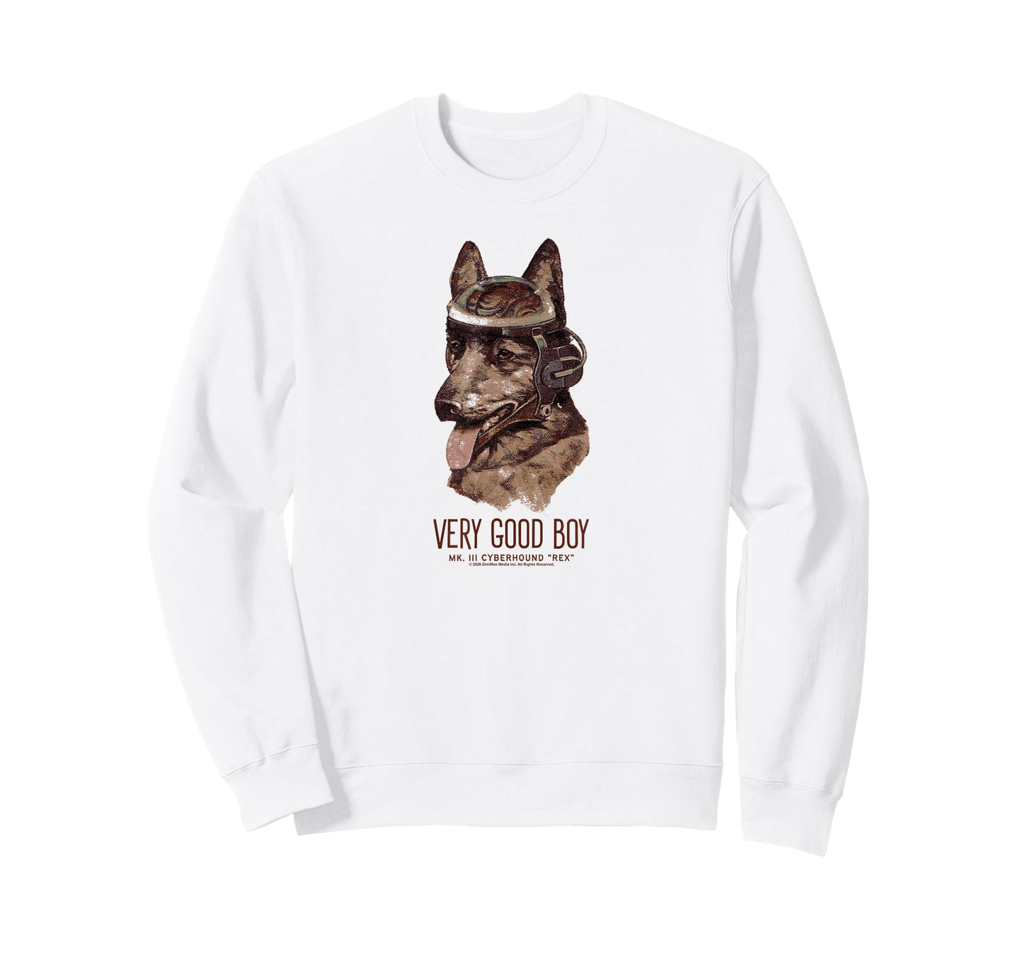 Fallout Retro Very Good Boy Cyberhound Rex Dog Video Game T-Shirt