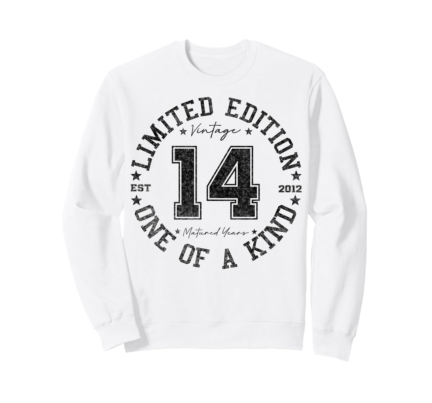 14 Year Old Gifts Vintage 2012 Limited Edition 14th Birthday T-Shirt