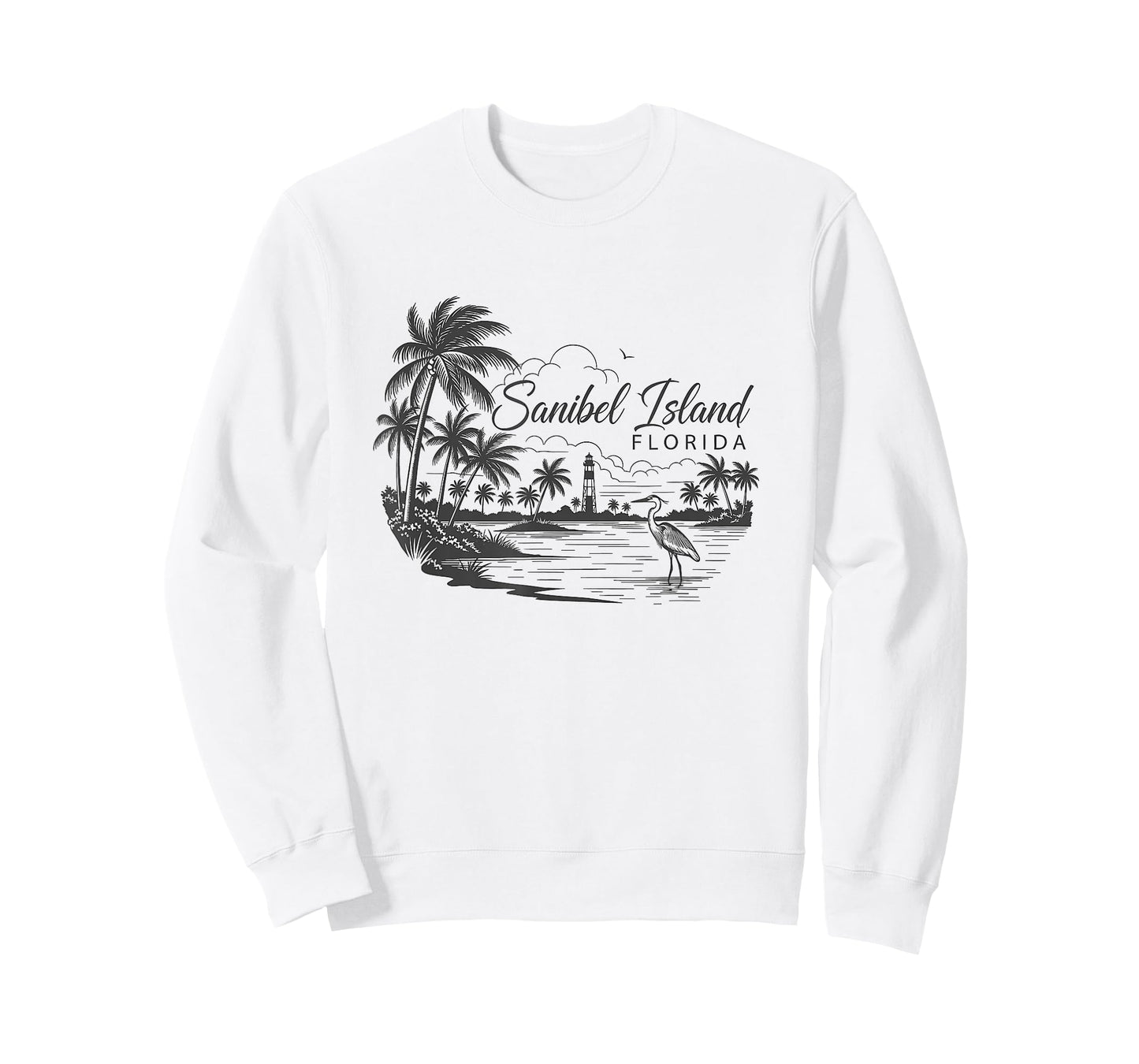 Sanibel Island Florida Artwork Design T-Shirt