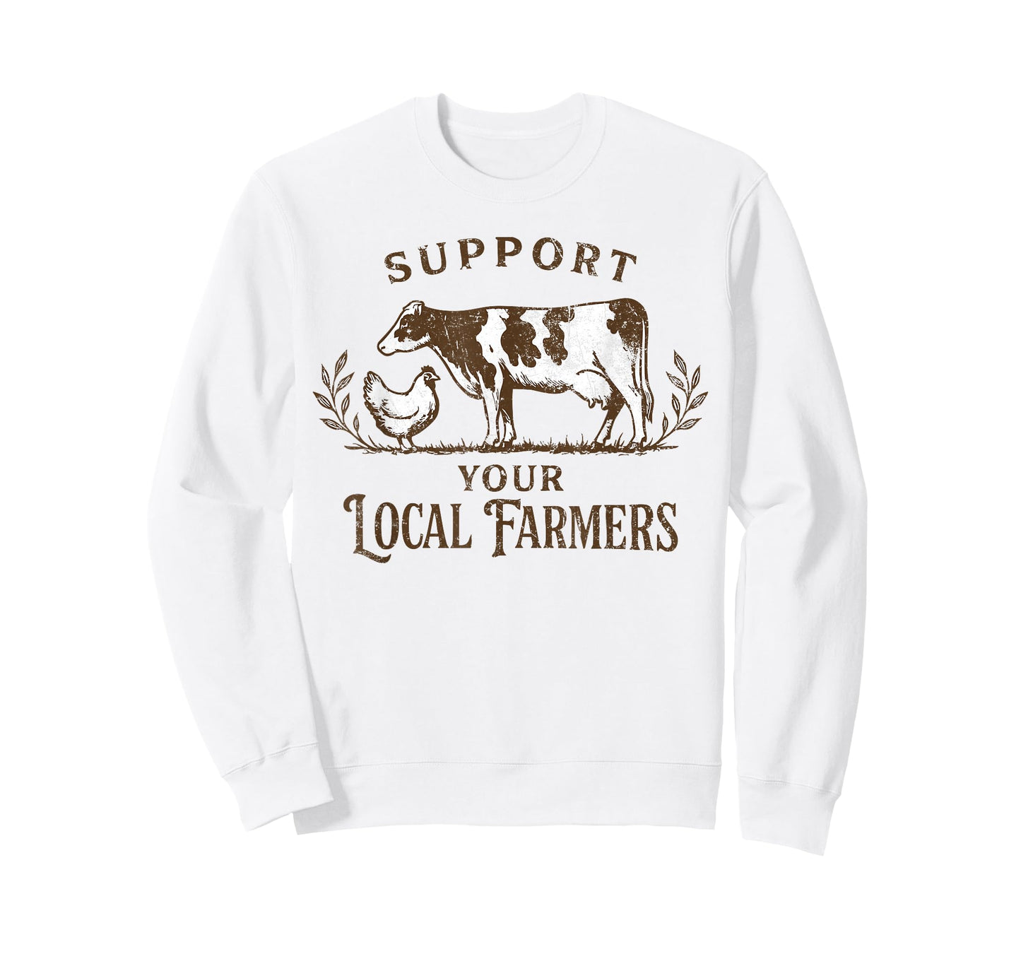 Support Your Local Farmers Funny Farmer Love Farming T-Shirt