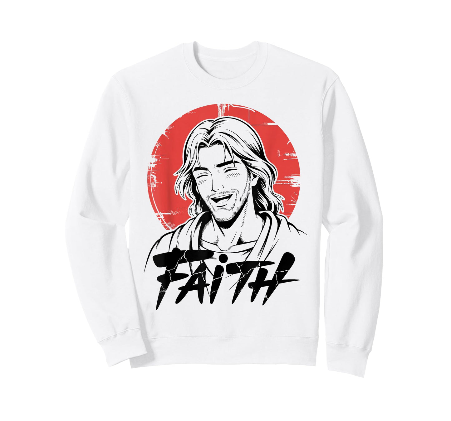 Anime Jesus - Funny Japanese Christ Christian Faith T-Shirt