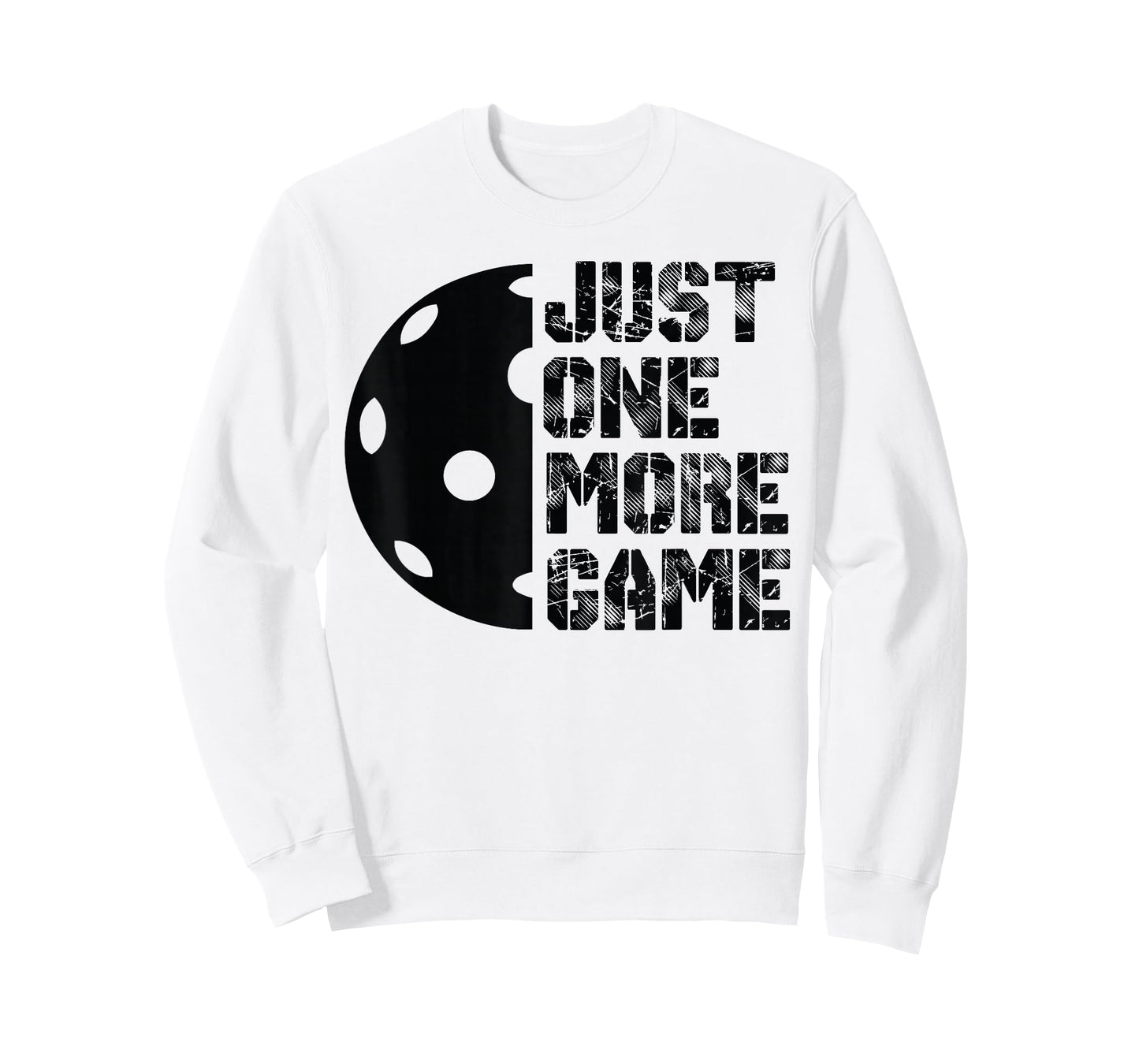 Cool Pickleball just one More Game Funny Meme Humor T-Shirt