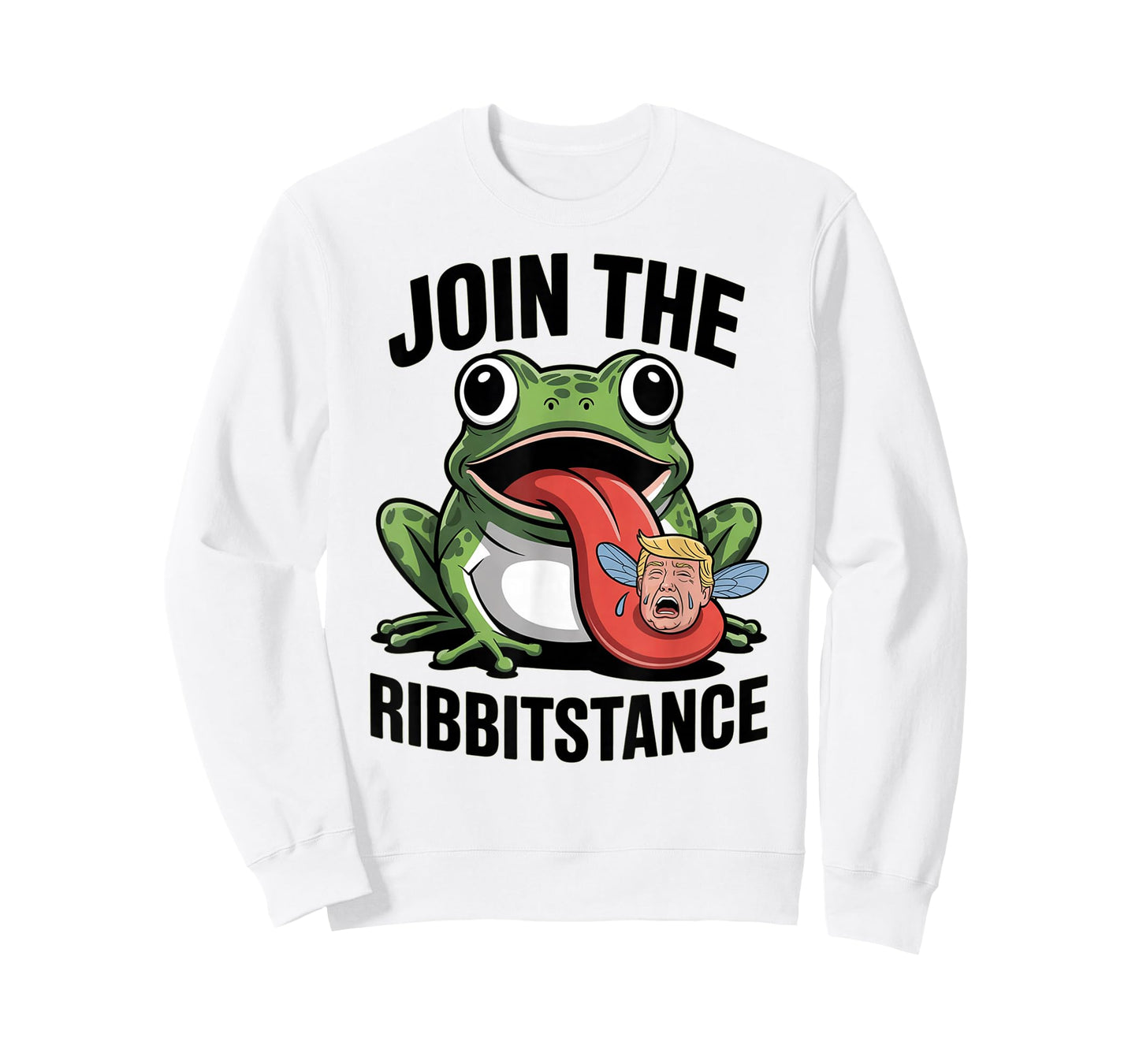Resistance Frog Funny No Kings Protest Resist Ribbitstance T-Shirt
