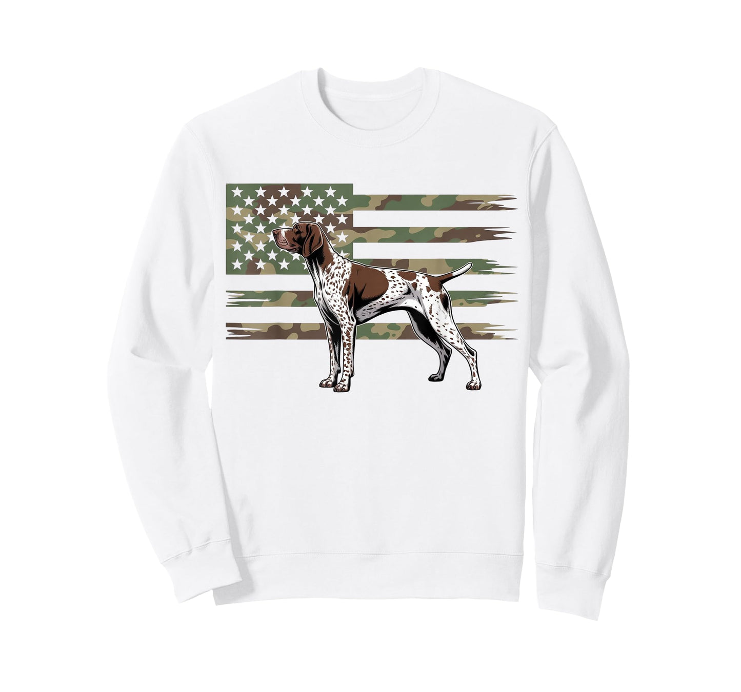German Shorthaired Pointer Camouflage American Dogs Lovers T-Shirt