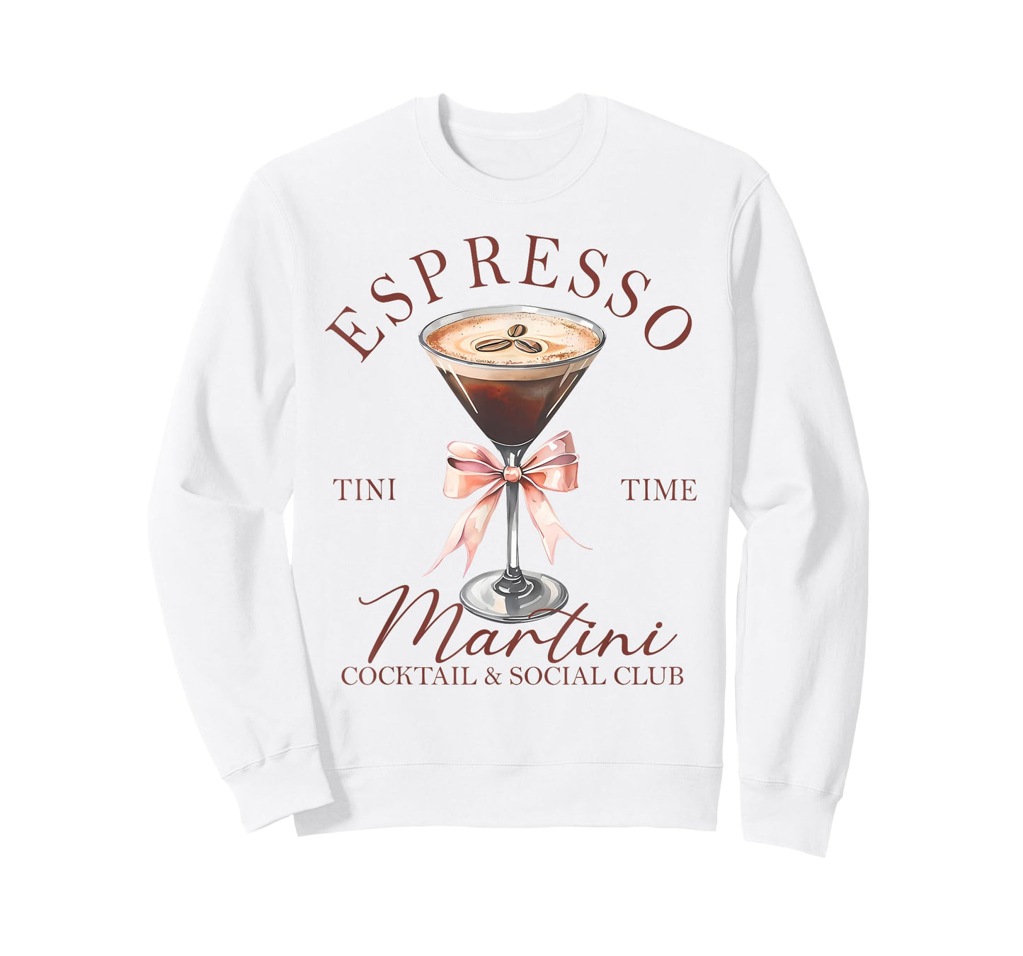 Womens Espresso Martini Social Club Drinking Cocktail T-Shirt