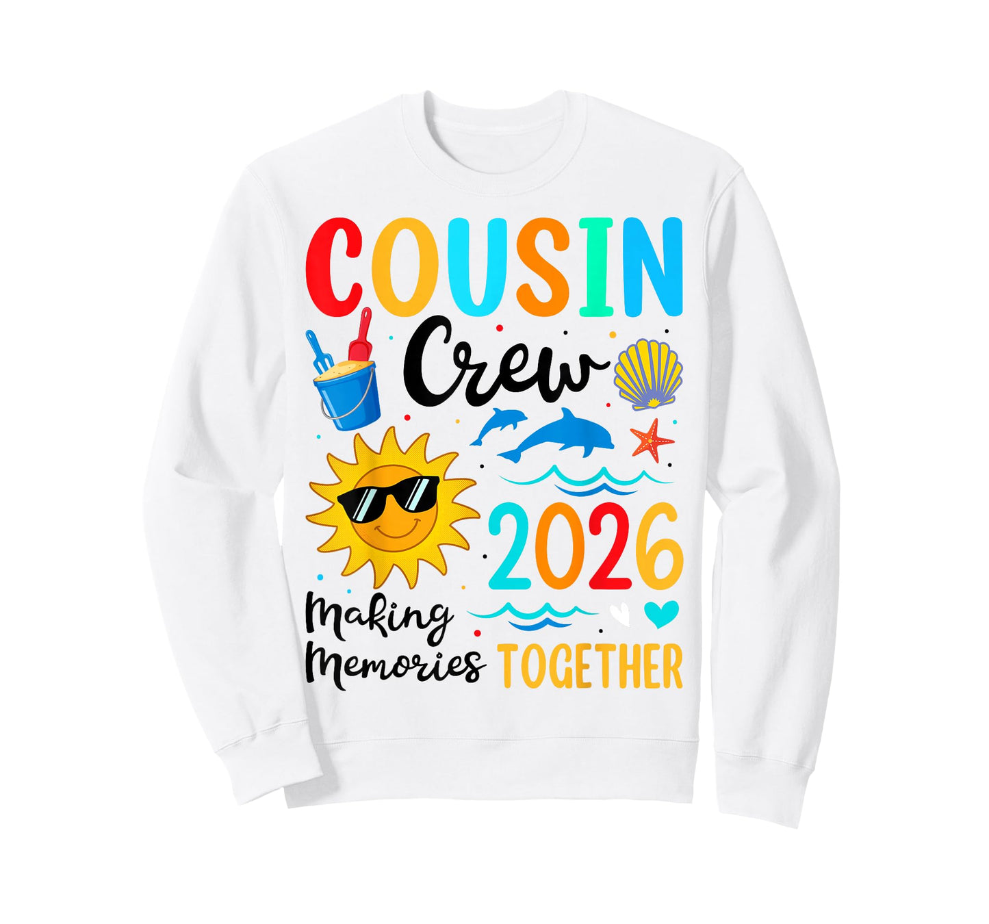 Cousin Crew 2026 Summer Vacation Beach Family Trip Matching T-Shirt