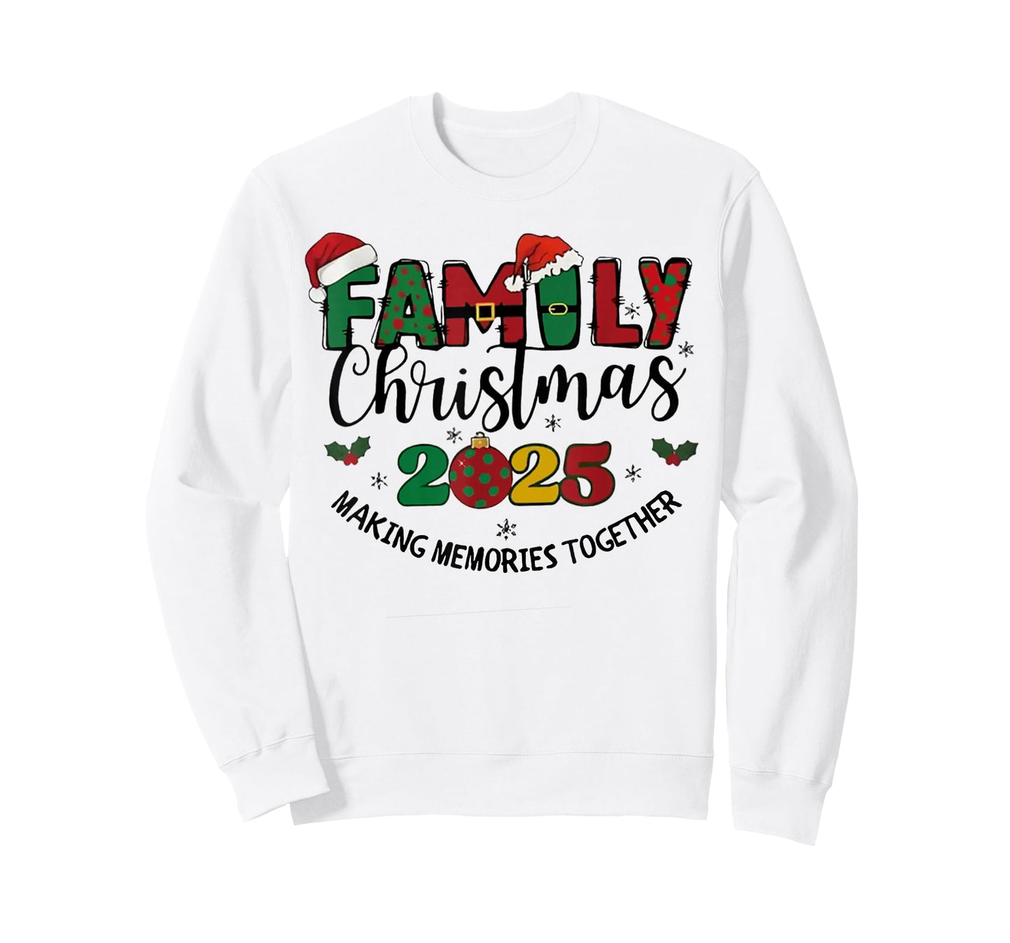 We are Family Christmas 2025 Making Memories Together Xmas T-Shirt
