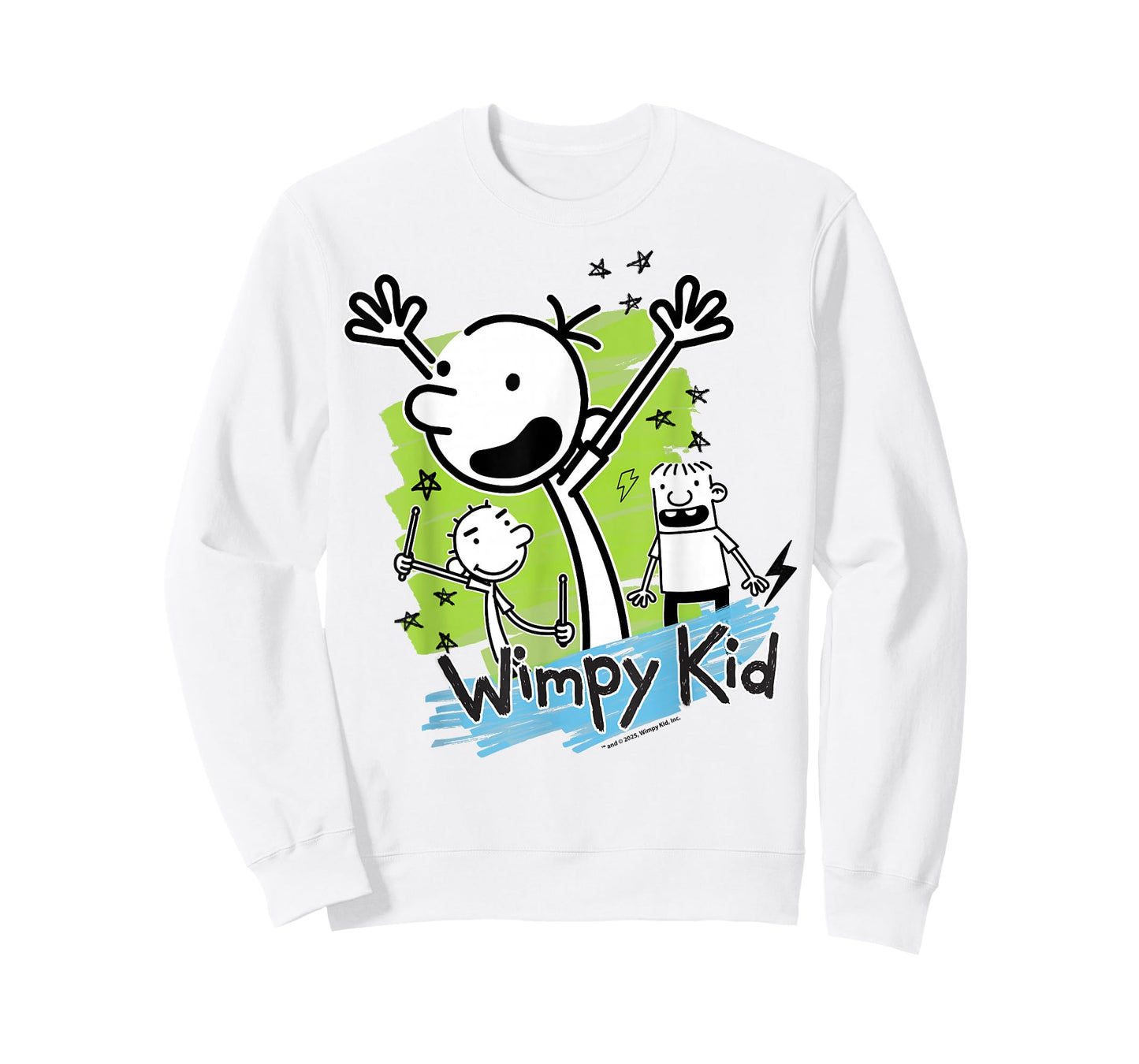 Diary of a Wimpy Kid Greg Heffley Cartoon Stick Characters T-Shirt