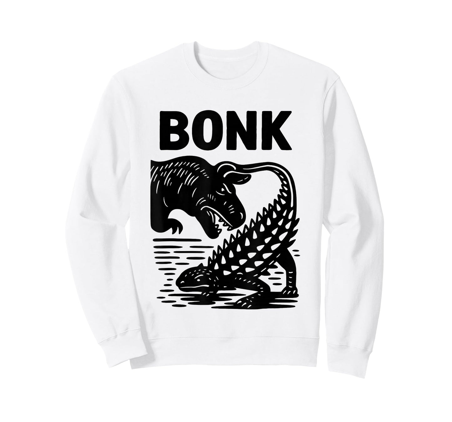 Funny Bonk Dinosaur Prehistoric Humor, Ankylosaurus Dino T-Shirt