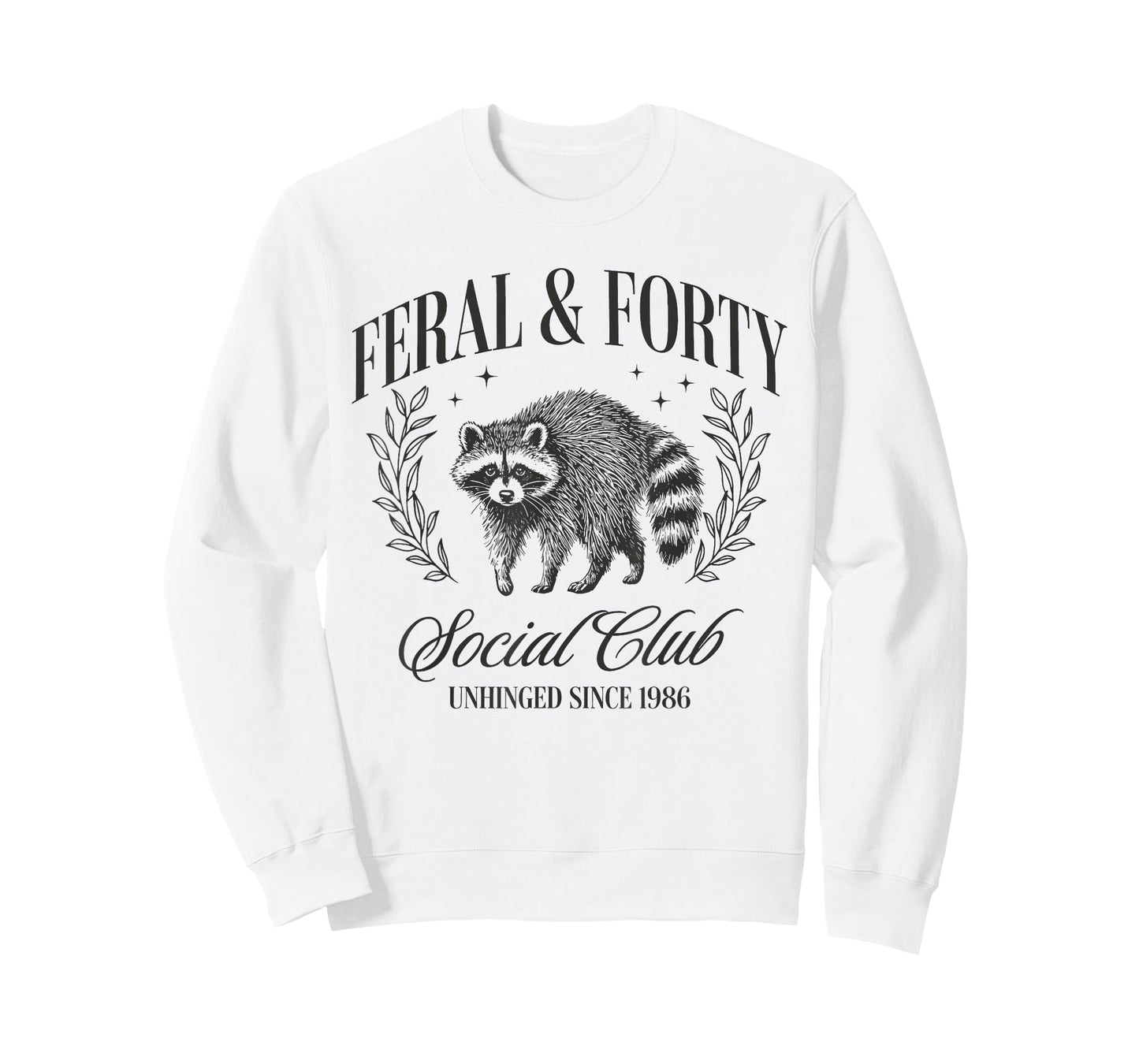 Feral & Forty 40th Birthday Fortieth Birthday Party Matching T-Shirt