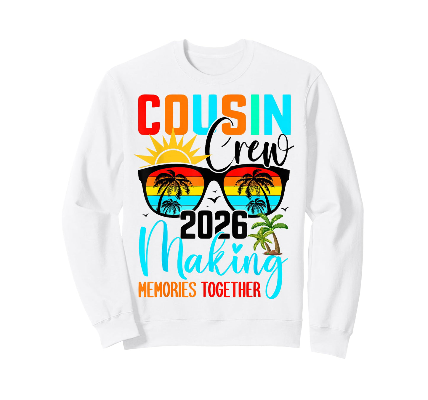 Cousin Crew 2026 Summer Vacation Beach Family Trip Matching T-Shirt