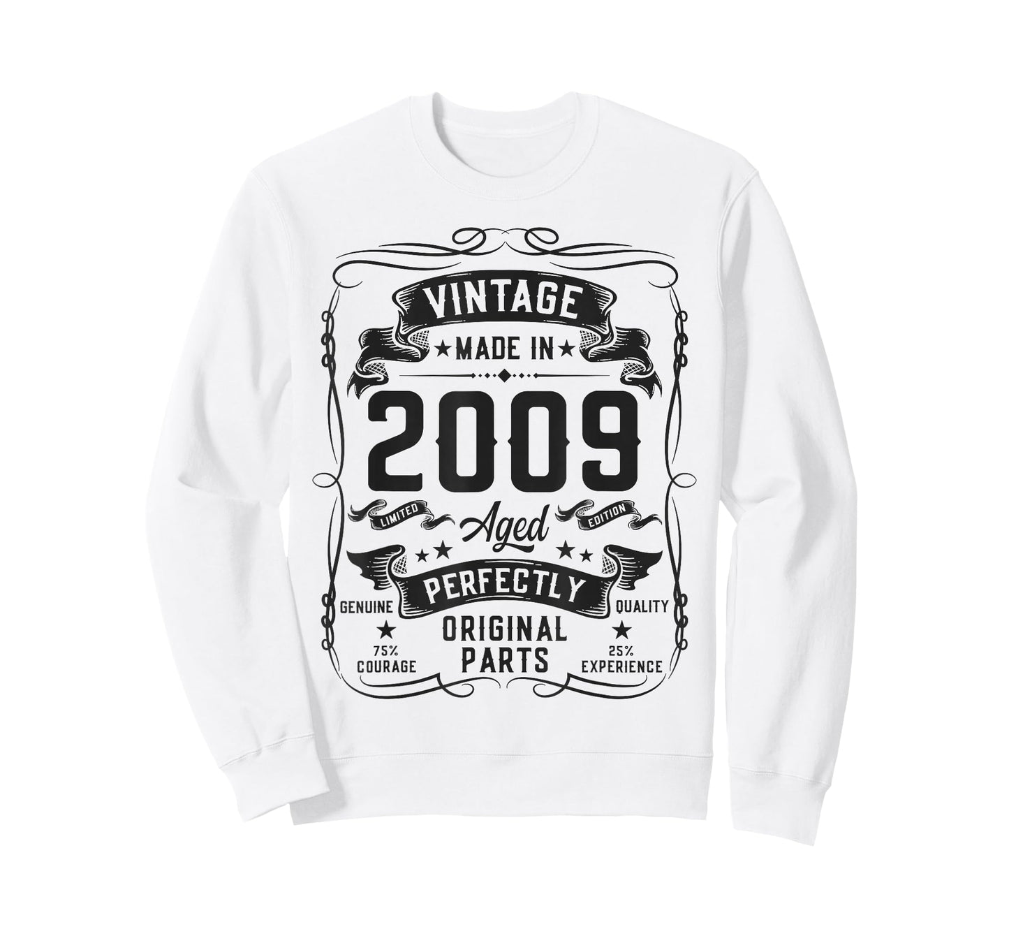 Vintage 2009 17yr 17th Birthday Gifts for Boys 17 Years Old T-Shirt