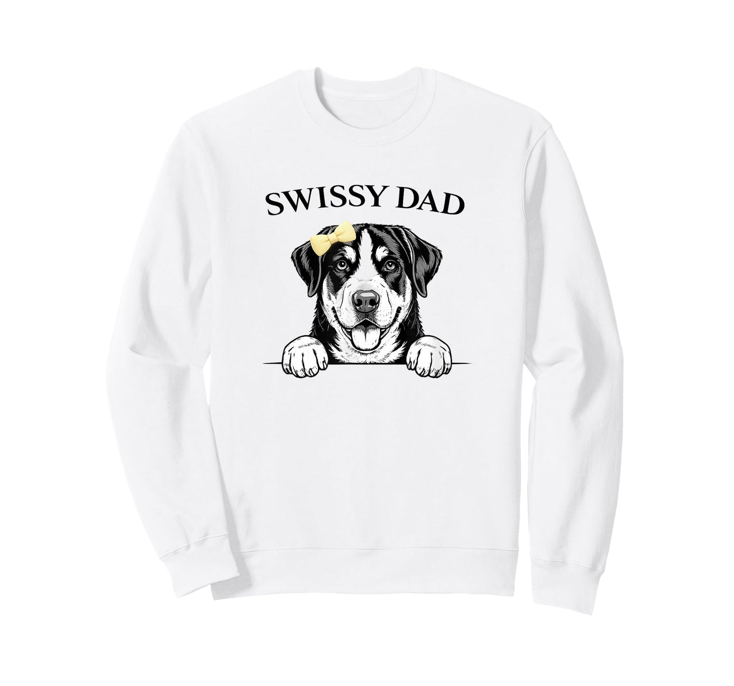 Greater Swiss Mountain Dog Swissy Dad Tee T-Shirt
