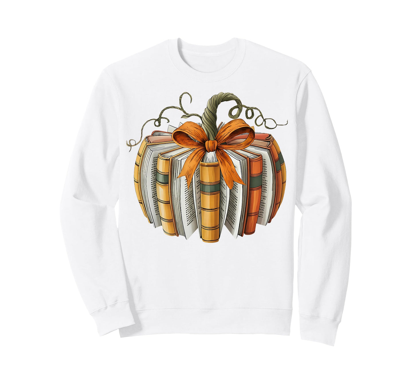 Book Pumpkin Fall Reading Thanksgiving Teacher Librarian T-Shirt