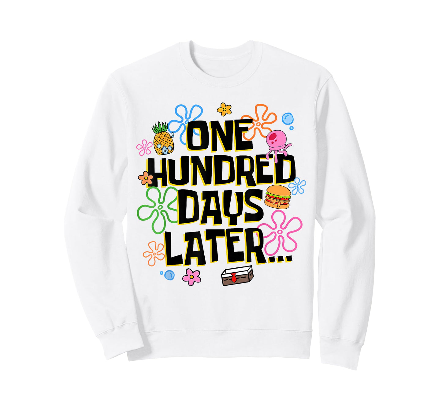 100 Days Later Funny Happy 100th Day of School Meme Kids T-Shirt