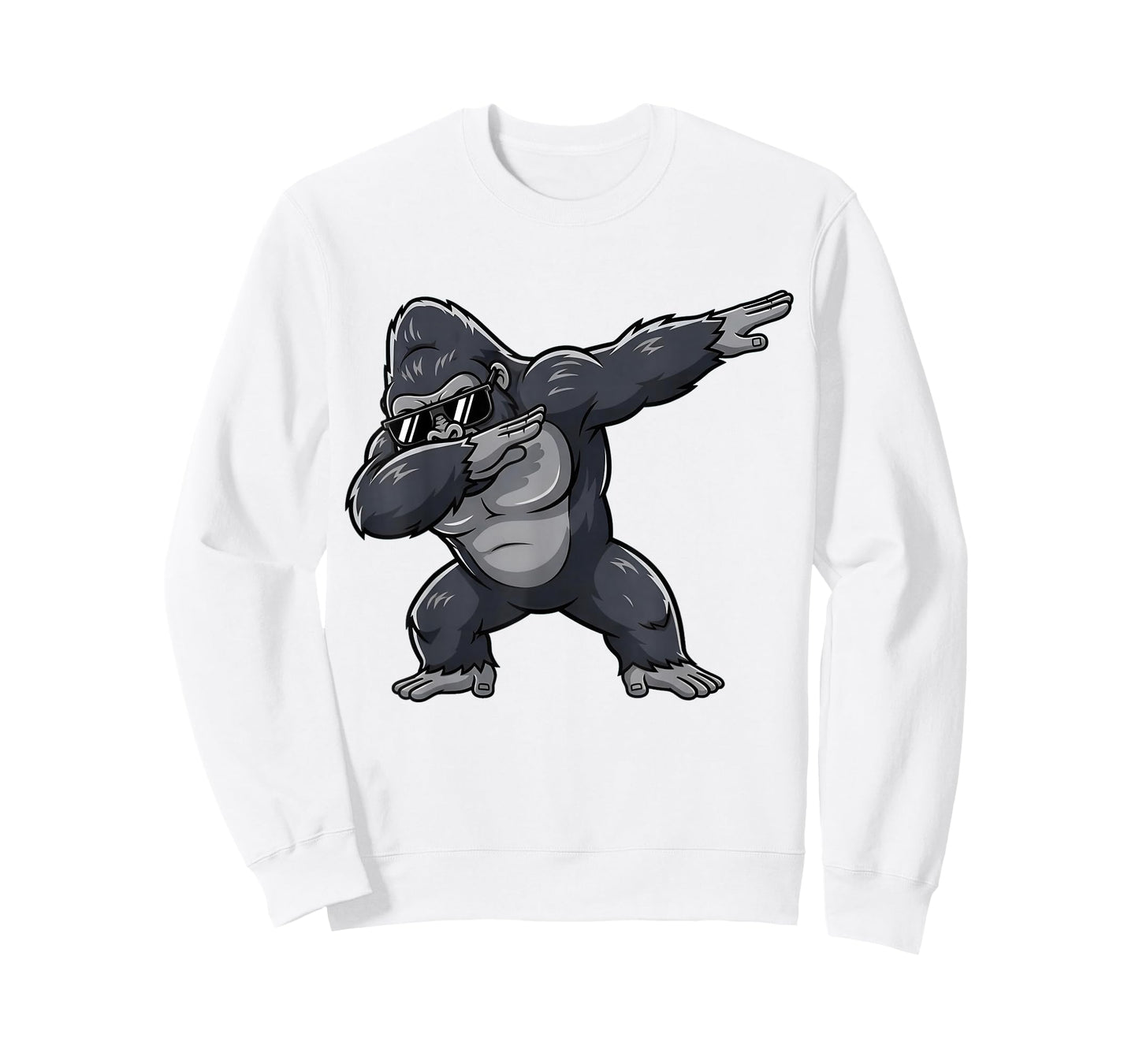 Cute Dabbing Gorilla Sunglasses Boy Men Dab Zoo Animal Kids T-Shirt