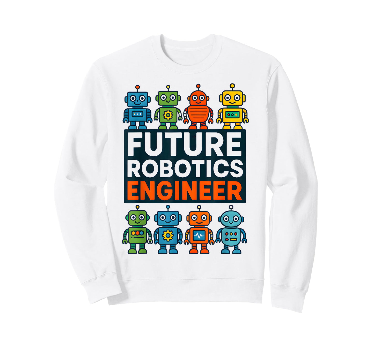 Future Robotics Engineer Funny Robot Engineering Kids T-Shirt