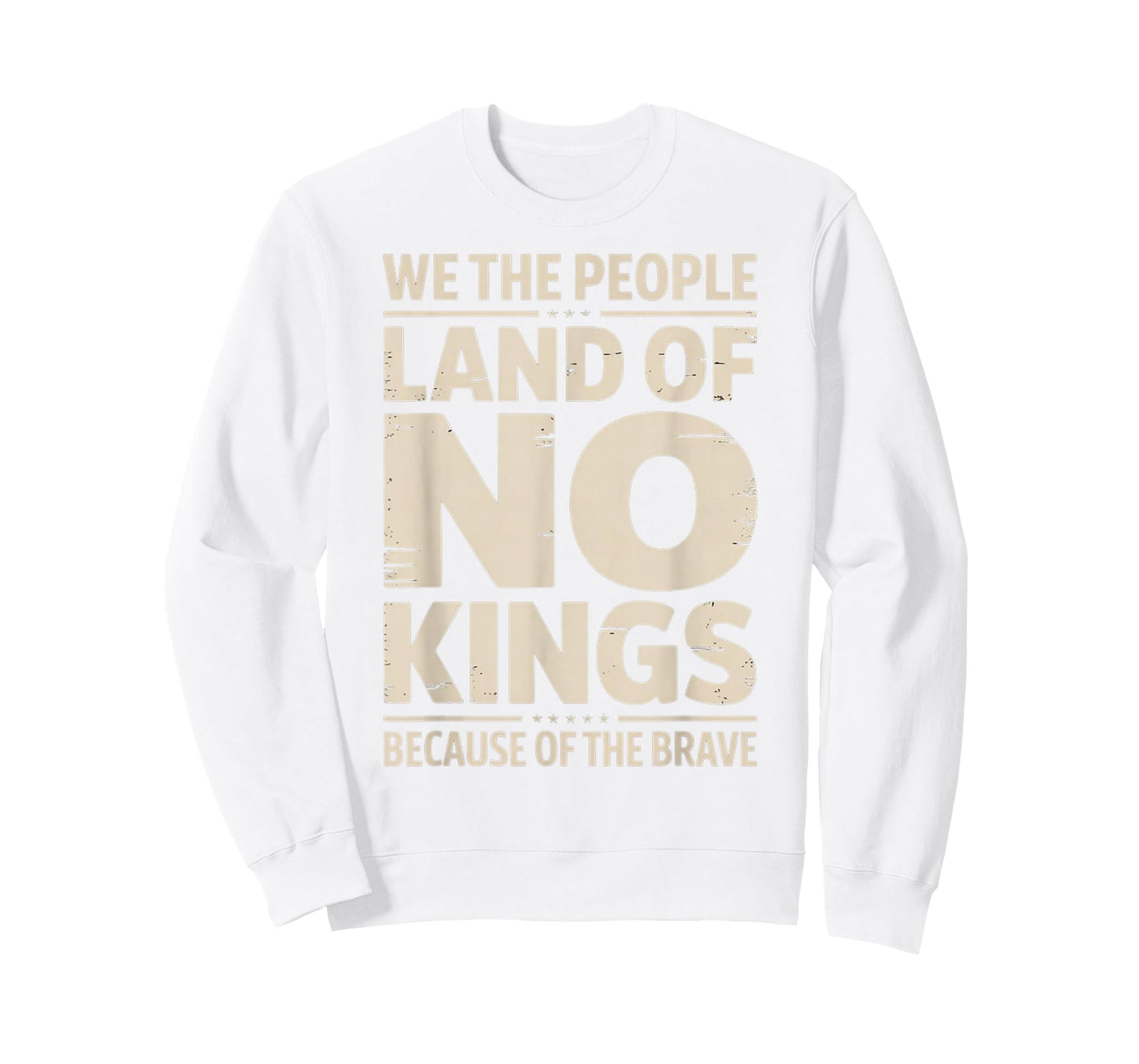 America Vintage No Kings Day Because of The Brave T-Shirt