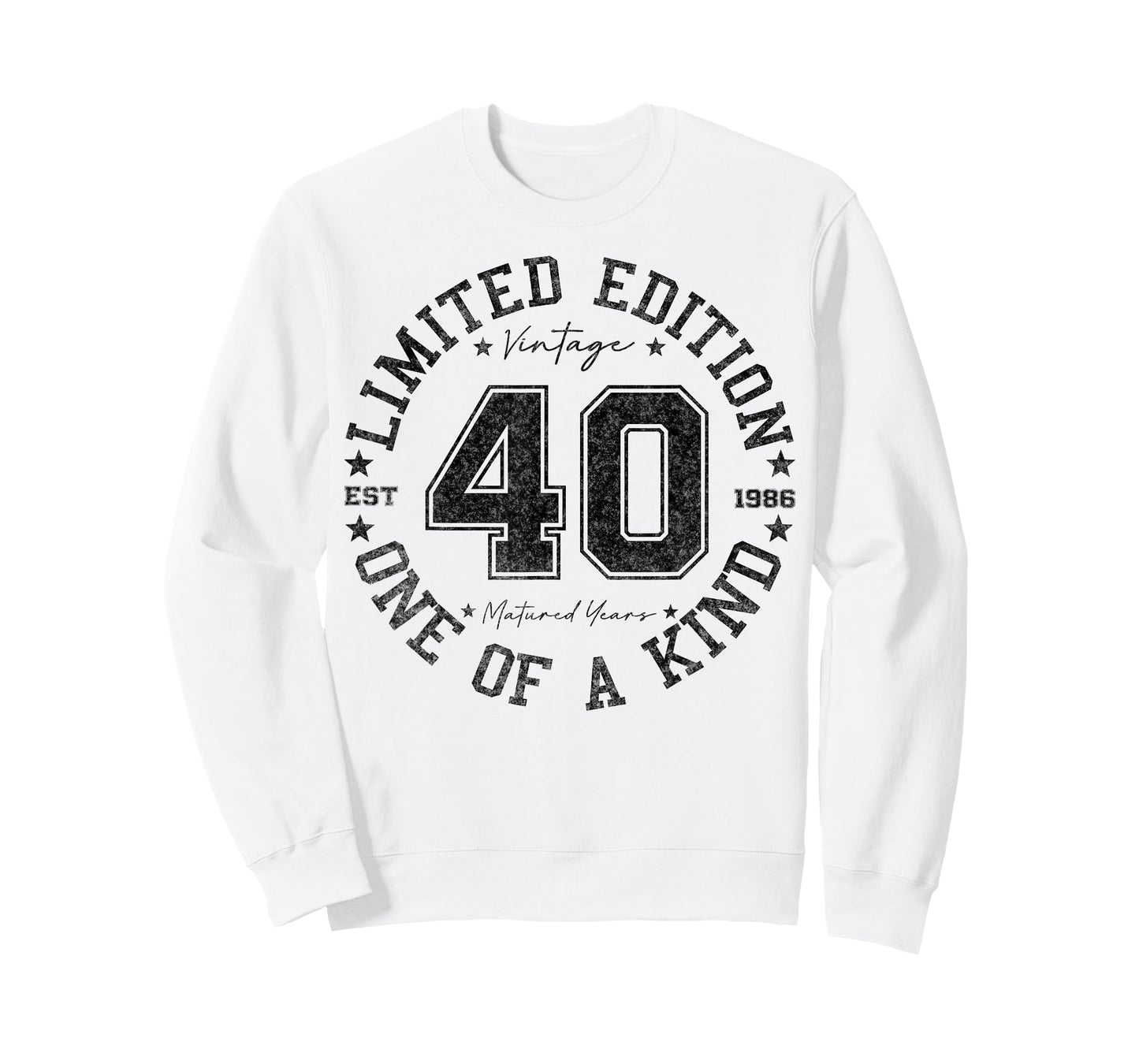 40 Year Old Gifts Vintage 1986 Limited Edition 40th Birthday T-Shirt