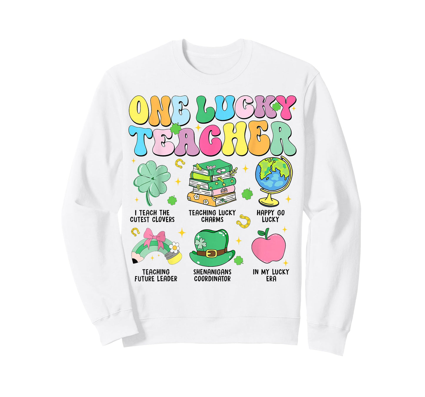 One Lucky Teacher St. Patrick's Day Irish Teacher Lucky Era T-Shirt