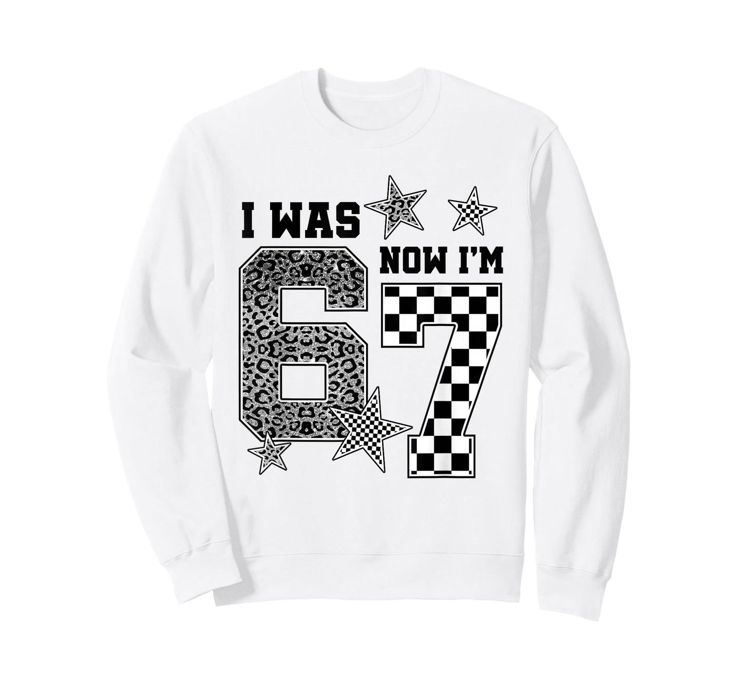 7 Year Old Birthday Shirt was 6 Now I'm 7 67 Funny for Kids T-Shirt