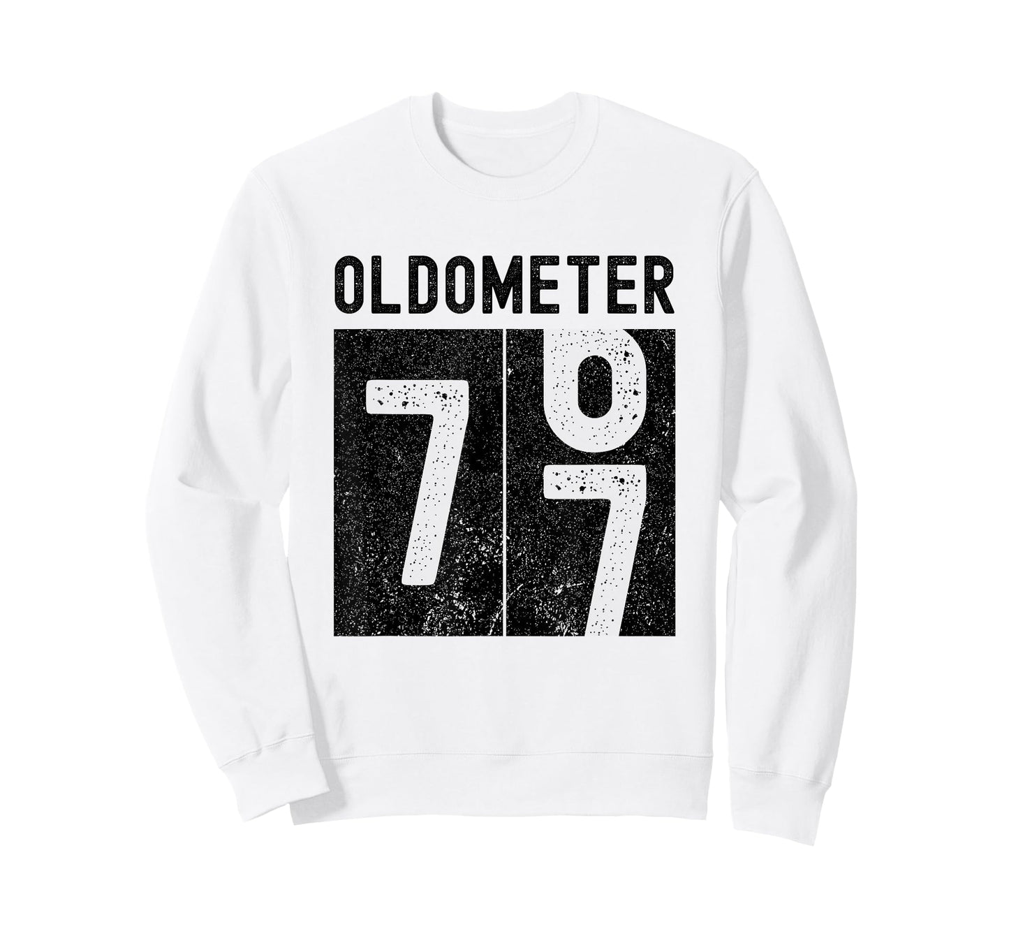 Oldometer 77th Birthday Funny Retro Turning 77 Years Old Men T-Shirt