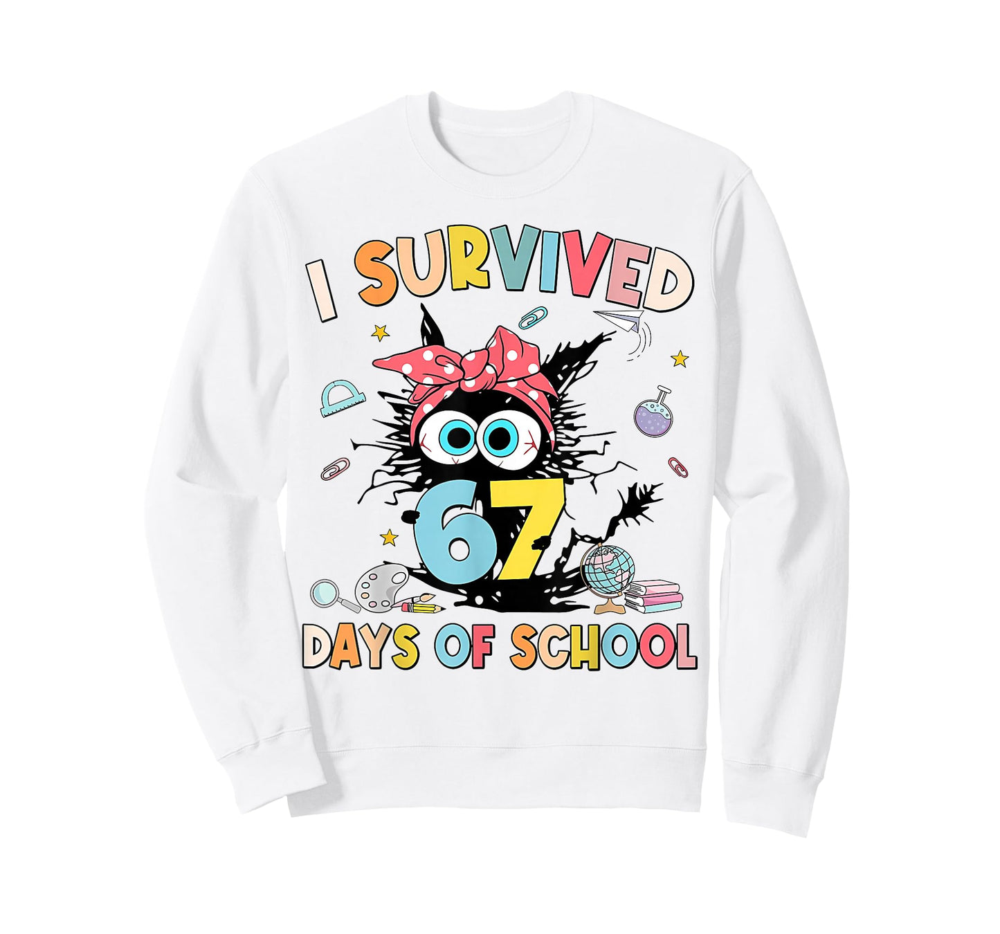 I Survived 67 Days of School Funny 67 Meme Teacher Student T-Shirt