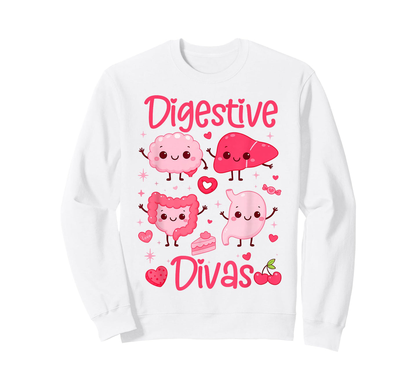 Valentines Gastroenterology GI Nurse Gastro Digestive Divas T-Shirt