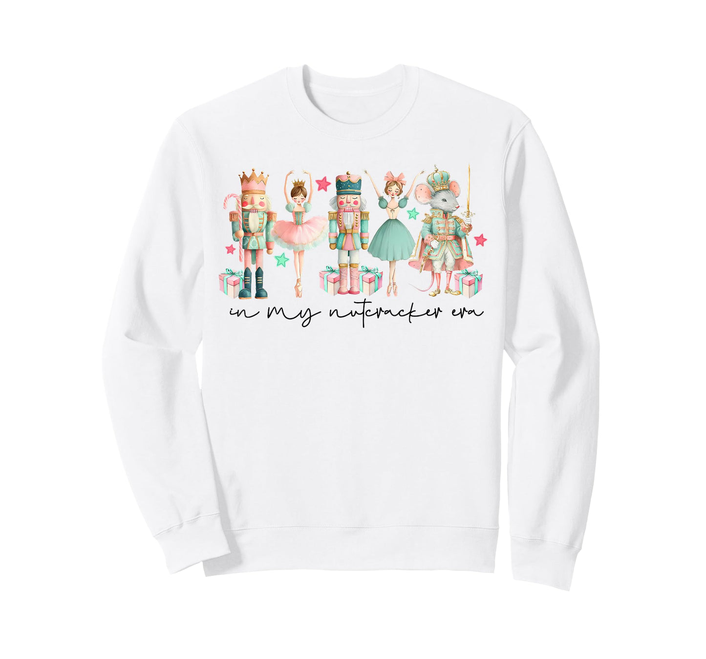 in My Nutcracker Era Ballet Pink Christmas Vibes Women Girls T-Shirt