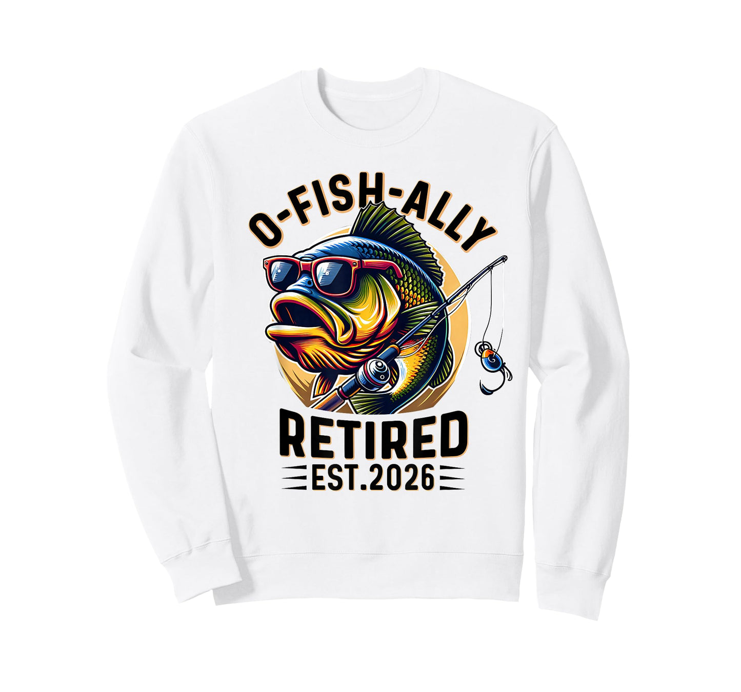 Ofishally Retired 2026 Retirement Men Fisherman Funny T-Shirt