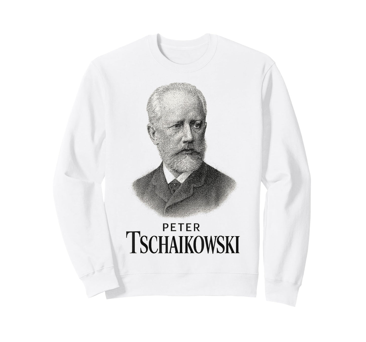 Peter Tchaikovsky Portrait Vintage Composer Classical Music T-Shirt