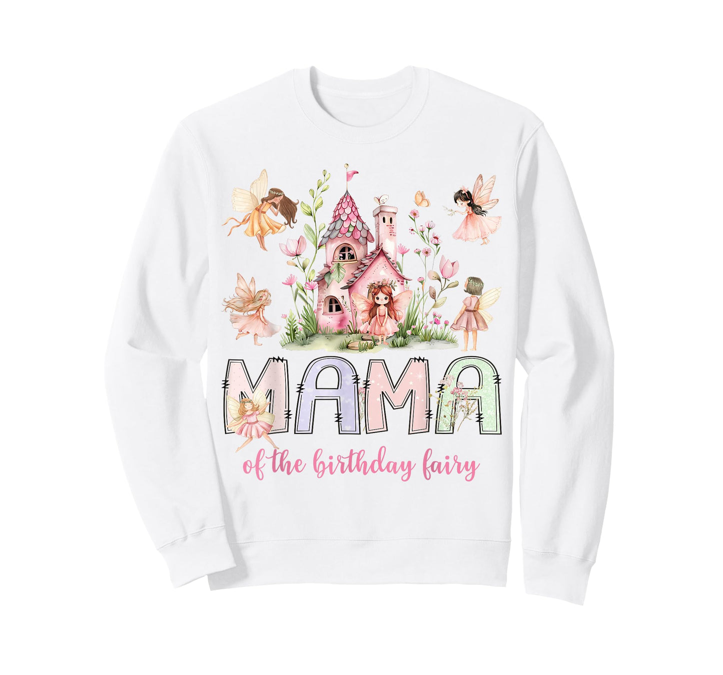 Mama of The Birthday Fairy Magical Girl Matching T-Shirt