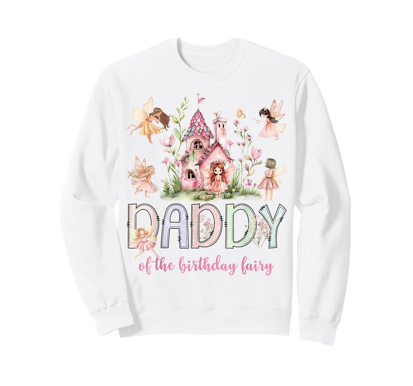 Daddy of The Birthday Fairy Magical Girl Matching T-Shirt