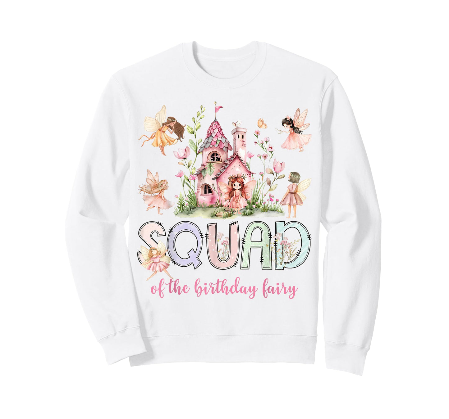Squad of The Birthday Fairy Magical Girl Matching T-Shirt